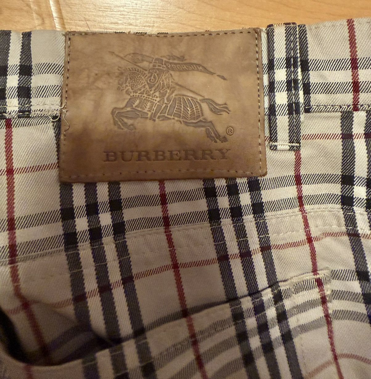 Burberry Prorsum Burberry Plaid Pants Khakis Size US 33 - 4 Thumbnail