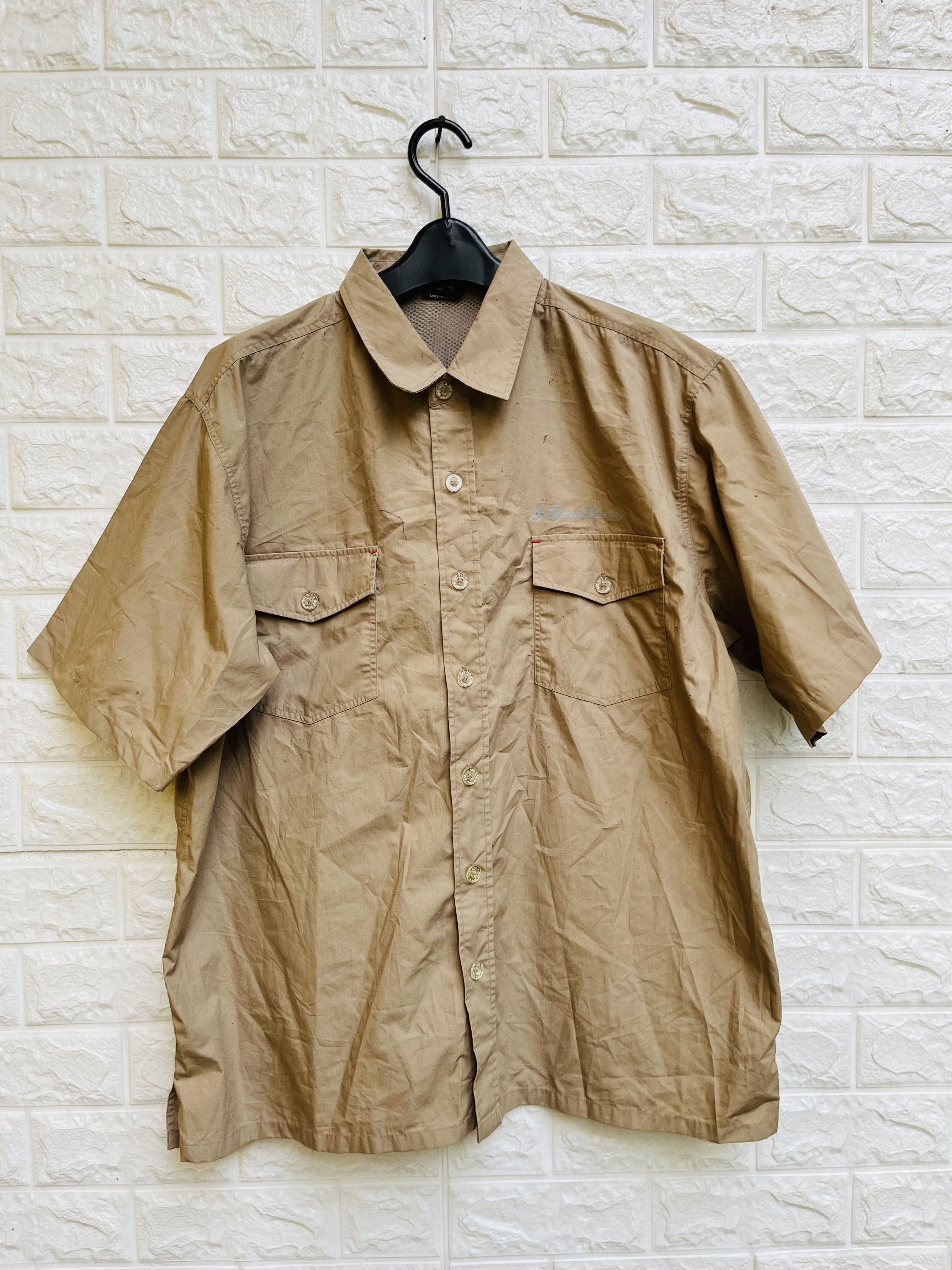 image of Vintage Bad Boy Hip Hop Streetwear Designer Fashion Style in Coco Brown, Men's (Size XL)