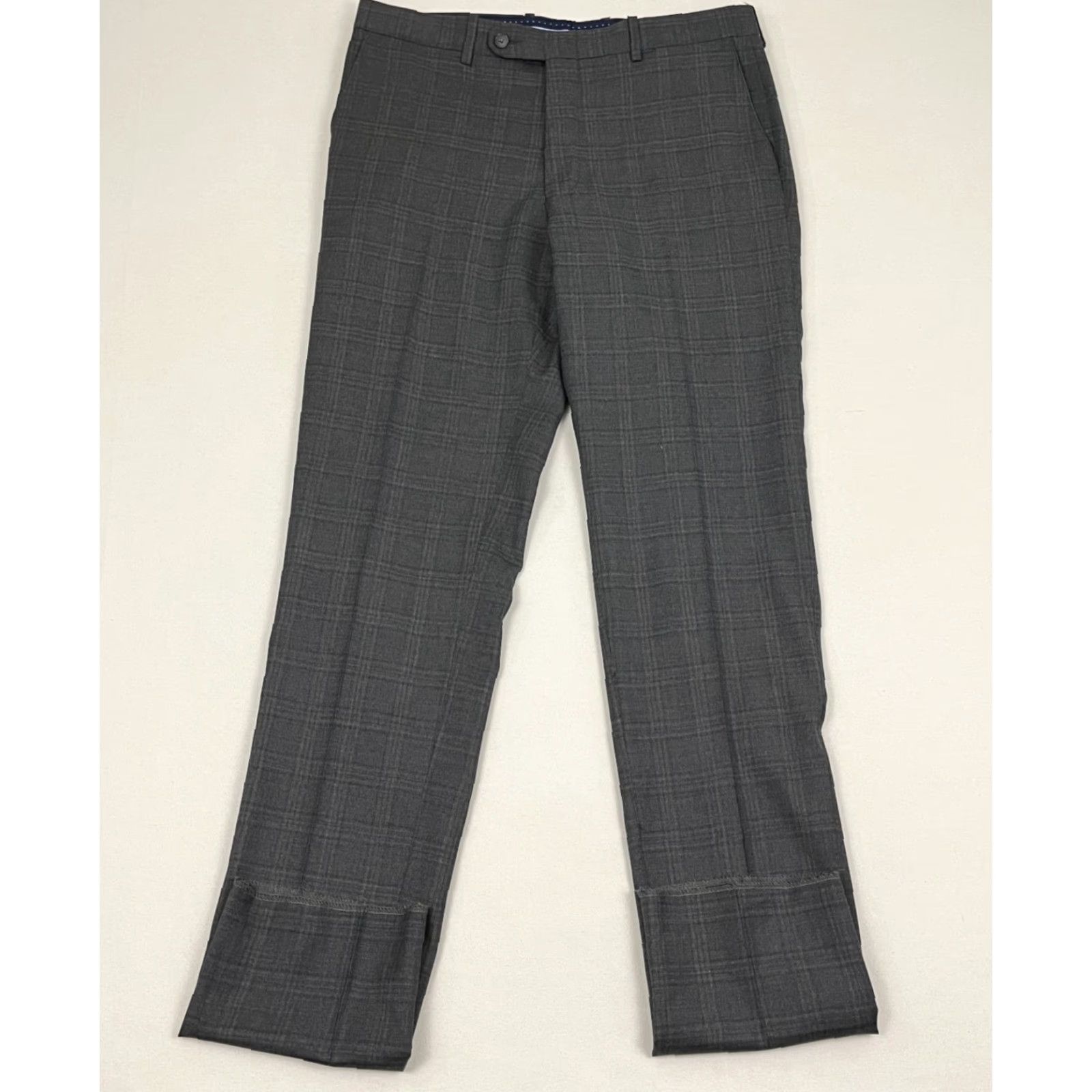 Peter Millar Peter Millar Pants Mens 34 Gray Glen Plaid Wool Dress Trousers Slacks Size US 34 / EU 50 - 2 Thumbnail