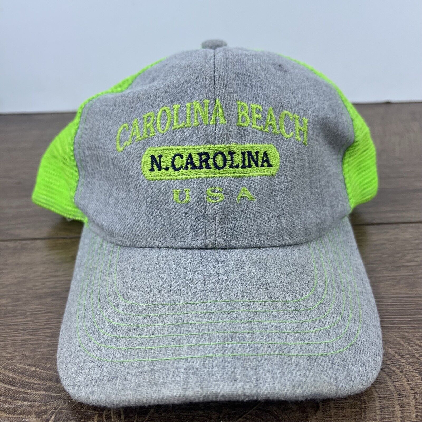 Other Carolina Beach Hat USA Snapback Hat Gray Hat Adjustable Gray Size ONE SIZE - 4 Thumbnail