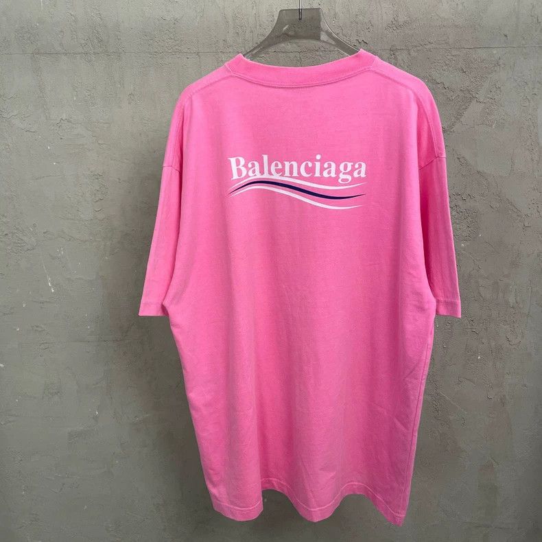 Balenciaga Balenciaga Hot Pink Coke Logo Short Sleeve T-Shirt 2502-Nex Size US XS / EU 42 / 0 - 2 Thumbnail
