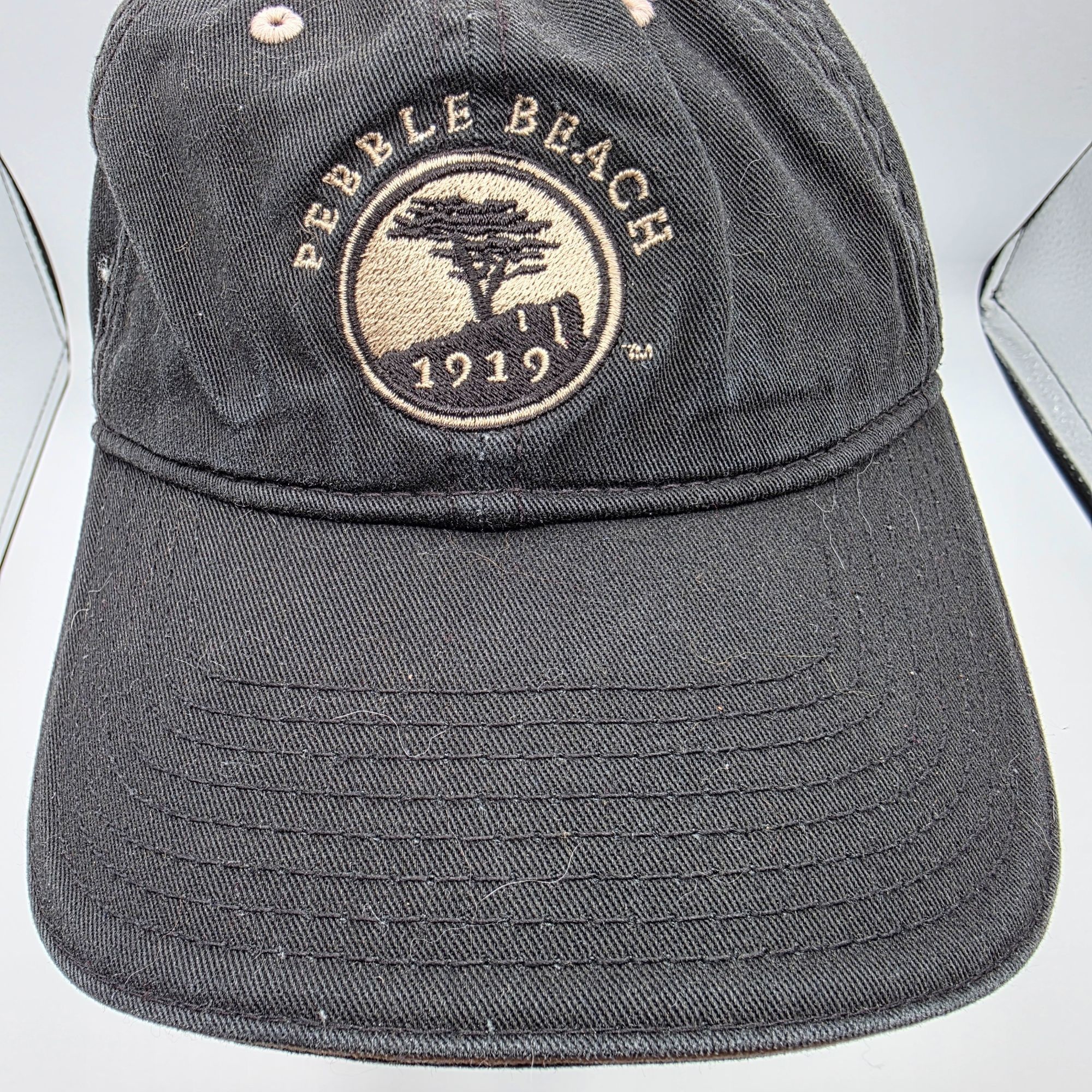 Other Pebble Beach Golf Links Unisex Adjustable Hat Black Logo 191 Size ONE SIZE - 9 Thumbnail