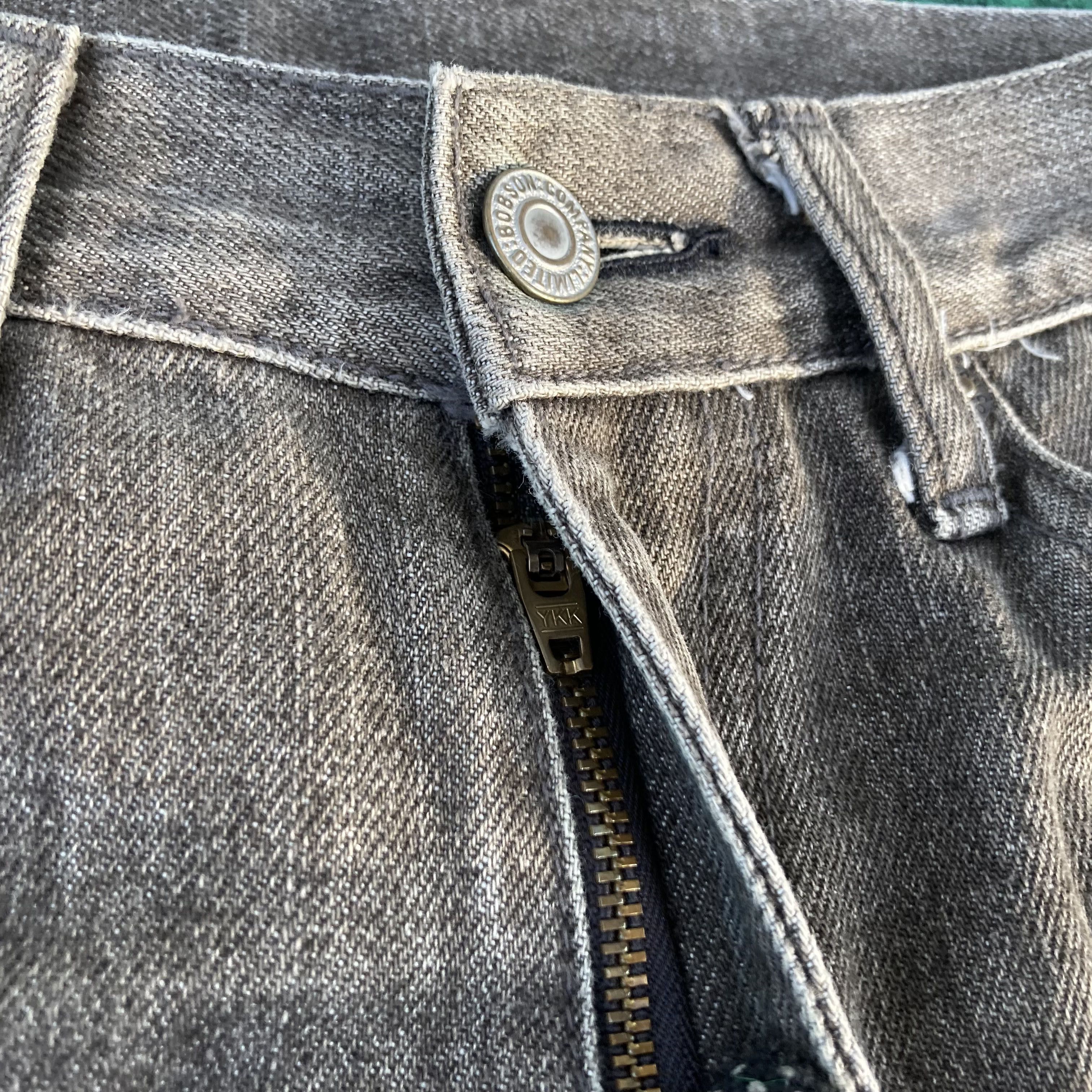 Japanese Brand × Vintage Vtg Bobson Denim Bootcut Flared Faded Jeans Size US 28 / EU 44 - 4 Thumbnail