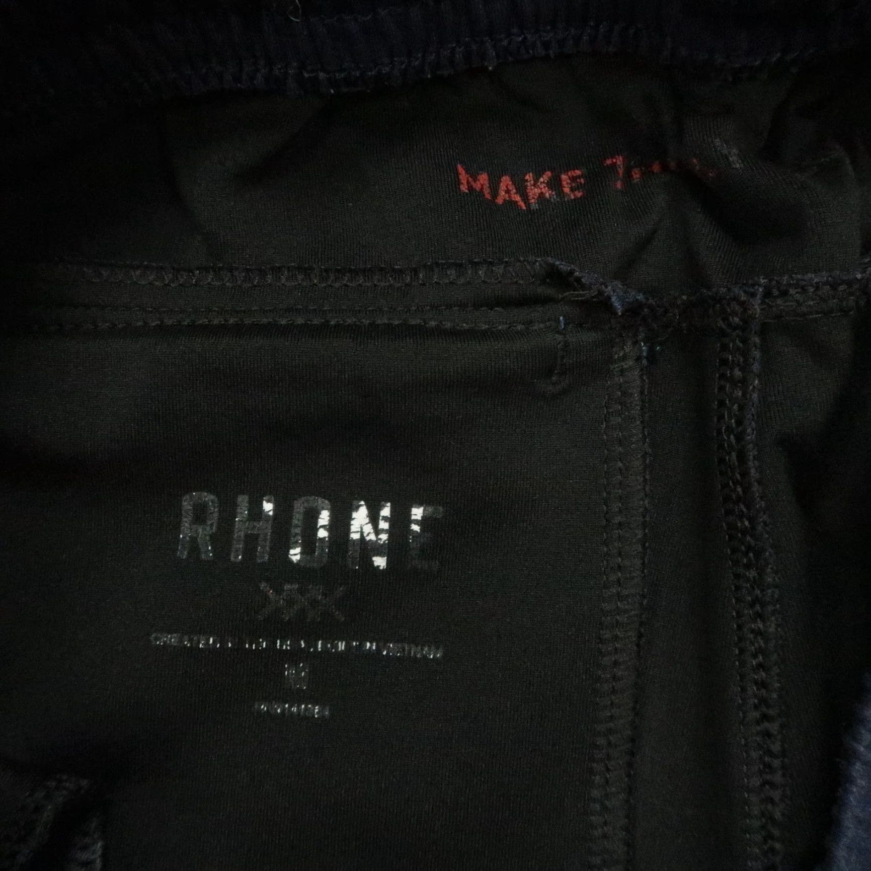 Rhone Rhone Pants Mens 2XL Blue Jogger Athletic Tapered Cuffed Workout Sweatpants Size US 39 - 3 Thumbnail