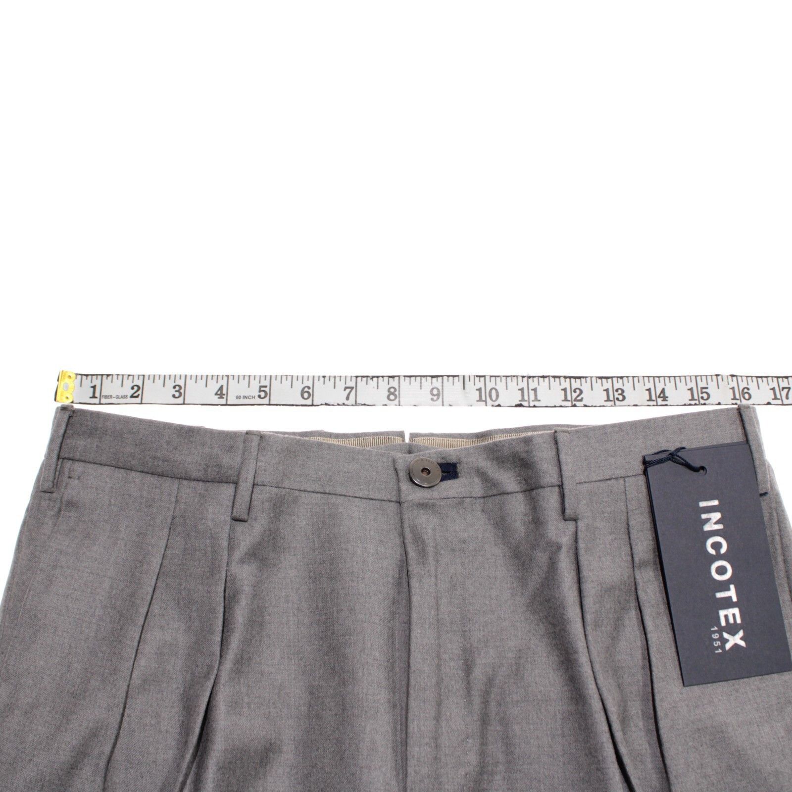 Incotex INCOTEX New with tags Dress Pants Size 32 US In Gray Size US 32 / EU 48 - 5 Thumbnail