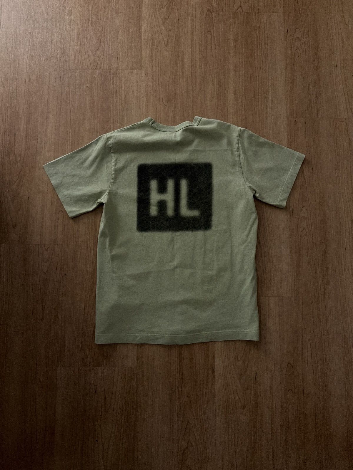 Helmut Lang Helmut Lang Blur Logo Tee Size US M / EU 48-50 / 2 - 2 Thumbnail