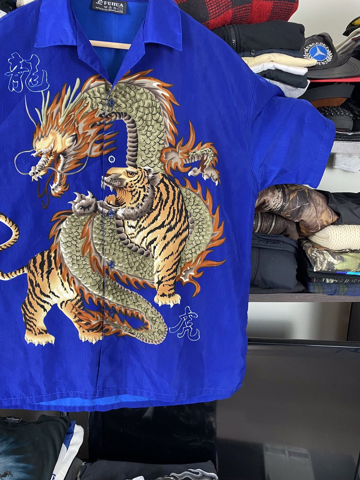 Japanese Brand × Vintage VINTAGE Dragon Style T Shirt Y2k Size US L / EU 52-54 / 3 - 4 Thumbnail