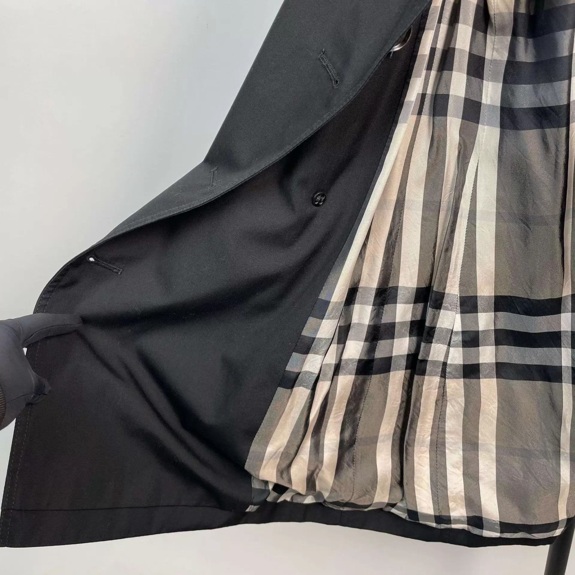 Burberry Burberry Trench Coat 36 Black Size XS / US 0-2 / IT 36-38 - 9 Thumbnail