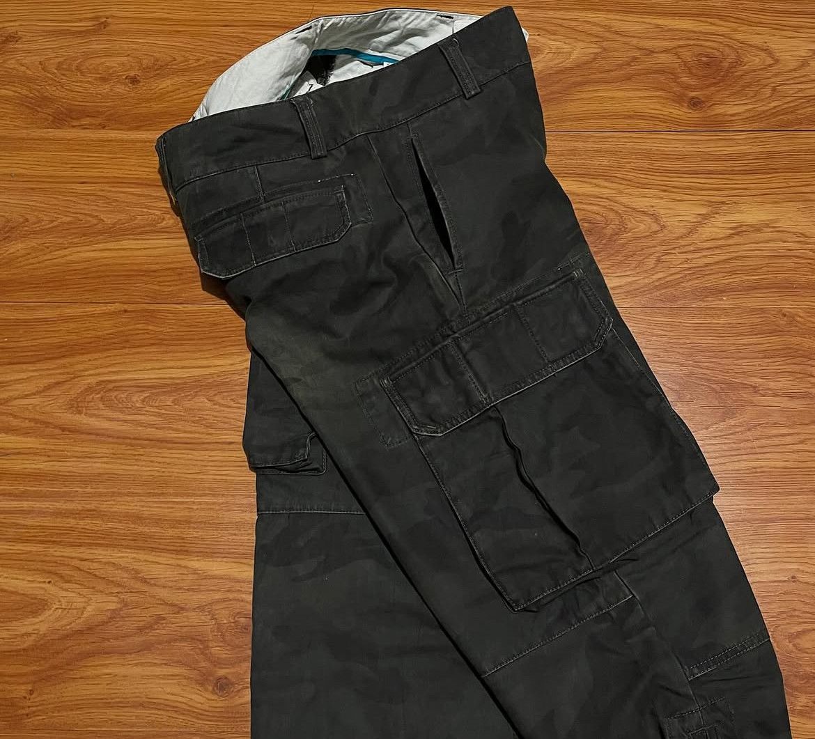 If Six Was Nine 2000s R Newbold Japanese Camo Bondage Cargo y2k Lgb Size US 34 / EU 50 - 5 Thumbnail
