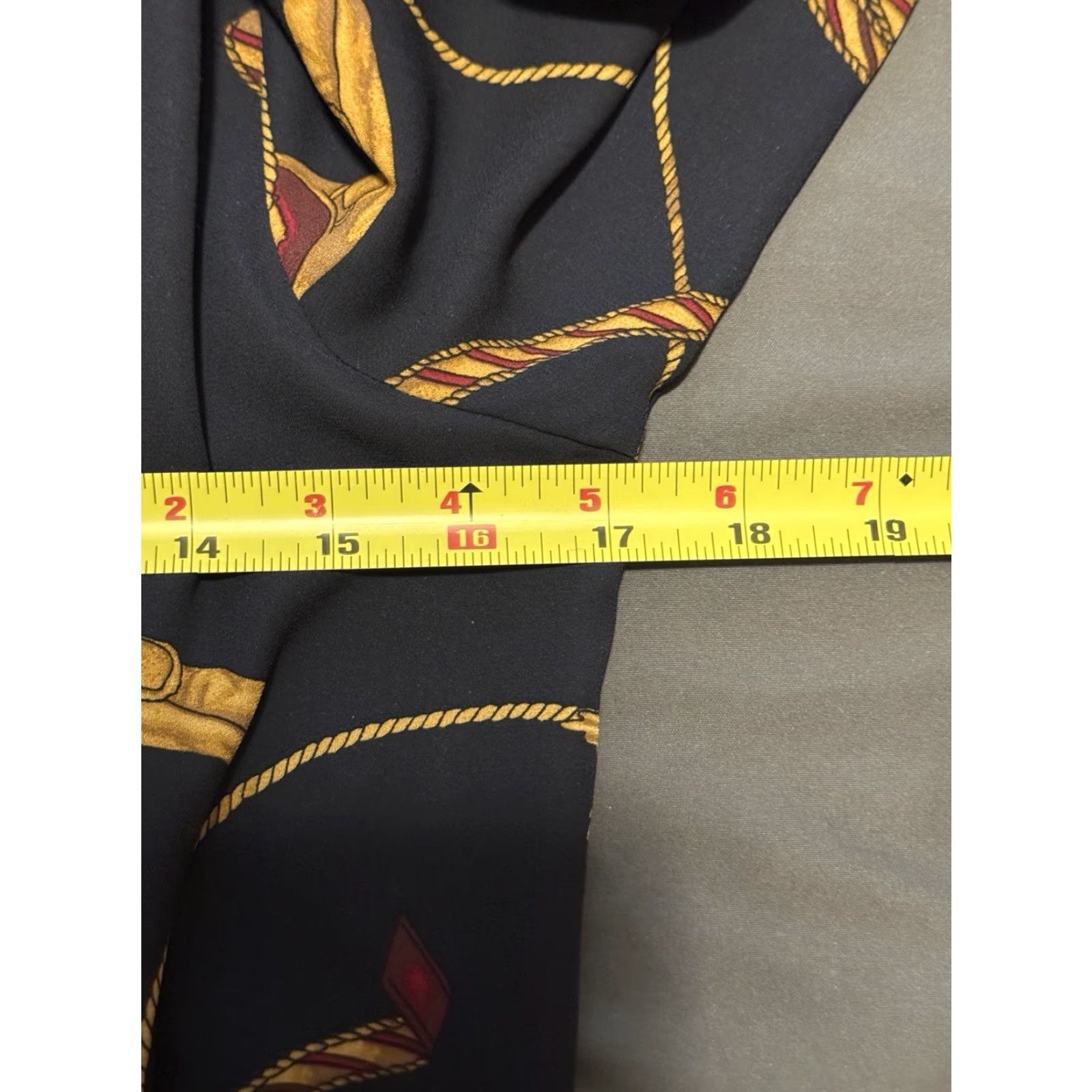 Ralph Lauren Lauren Ralph Lauren Black Label Belting-Print Georgette Tie-Neck Blouse XS Multicolor NWT Size XS / US 0-2 / IT 36-38 - 6 Thumbnail