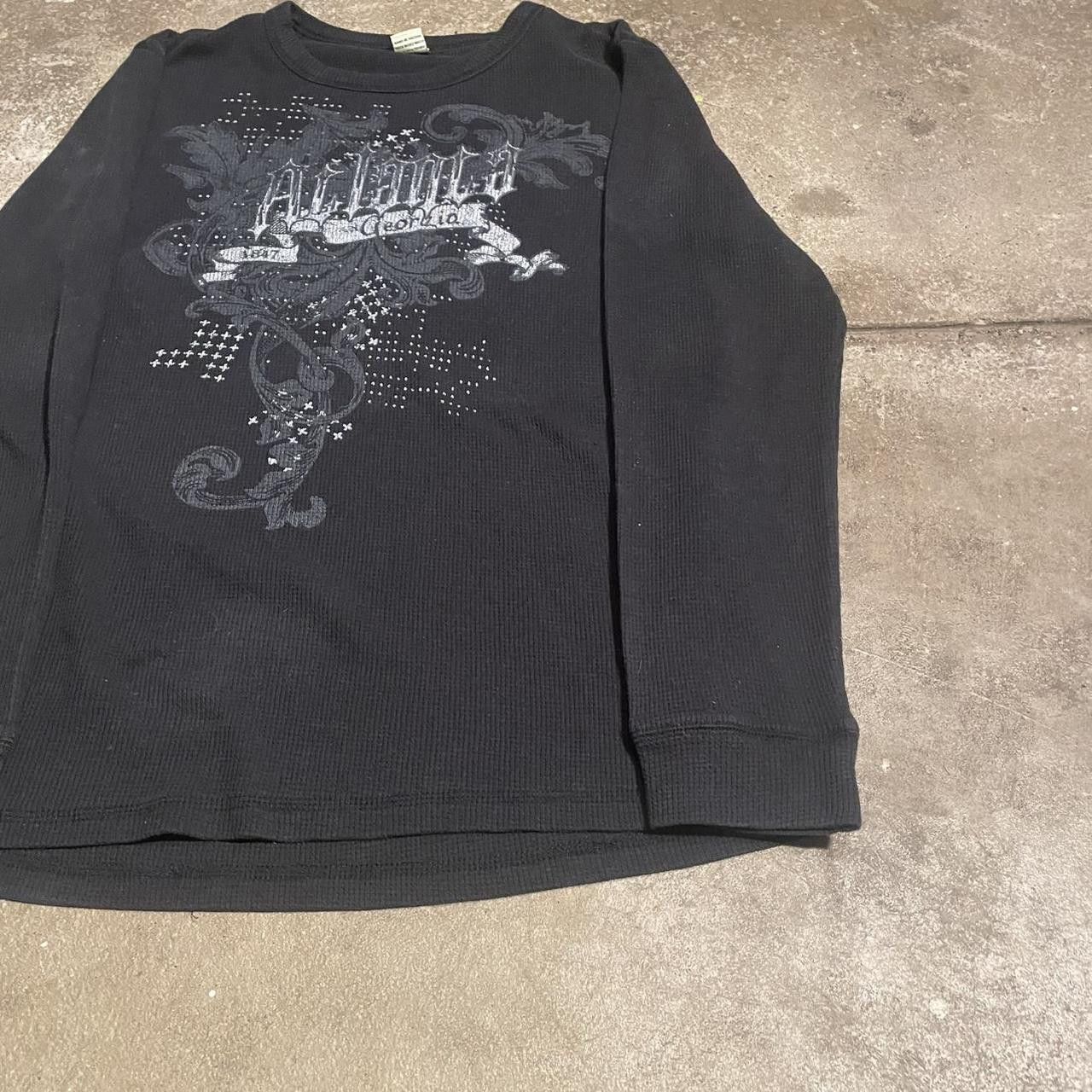 Affliction 2000s Y2K Affliction Style Thermal Lined Long Sleeve Size L Size US L / EU 52-54 / 3 - 2 Thumbnail