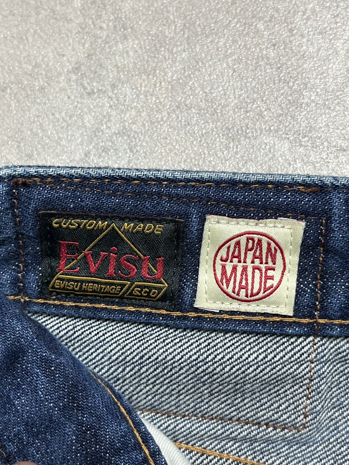 Evisu Evisu Red Seagull Selvedge Denim JapanJeans Size US 32 / EU 48 - 9 Thumbnail