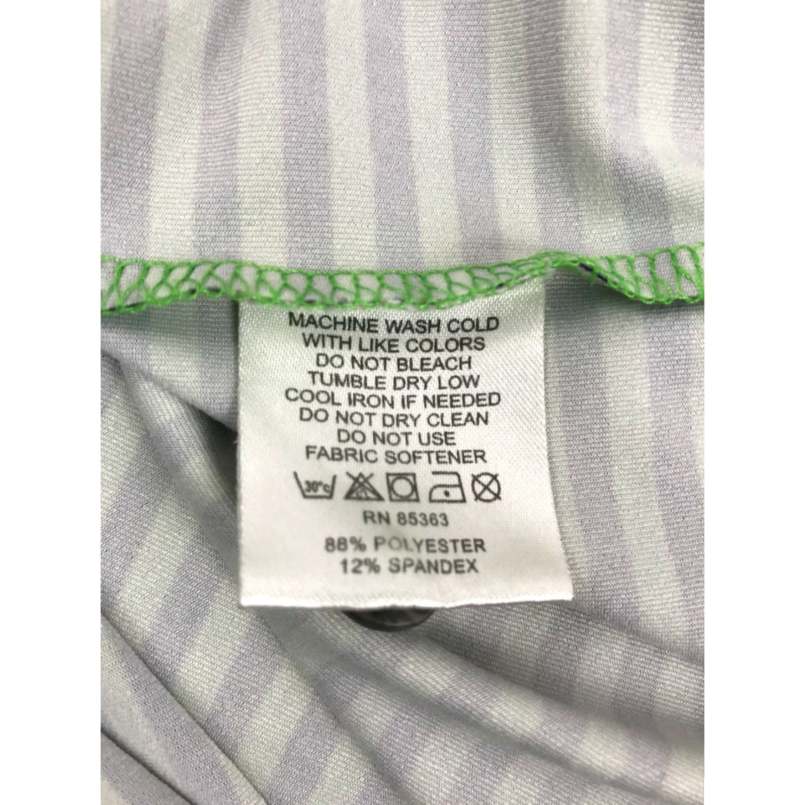 Vintage TABASCO Sport Polo Shirt Size L Green Black Striped 1/4 Button Up Short Sleeve Mens Regular Size US L / EU 52-54 / 3 - 7 Thumbnail
