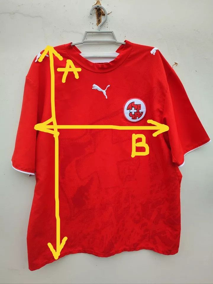 Puma Switzerland National Football Team 2006/08 Home FOOTBALL Size US L / EU 52-54 / 3 - 10 Thumbnail