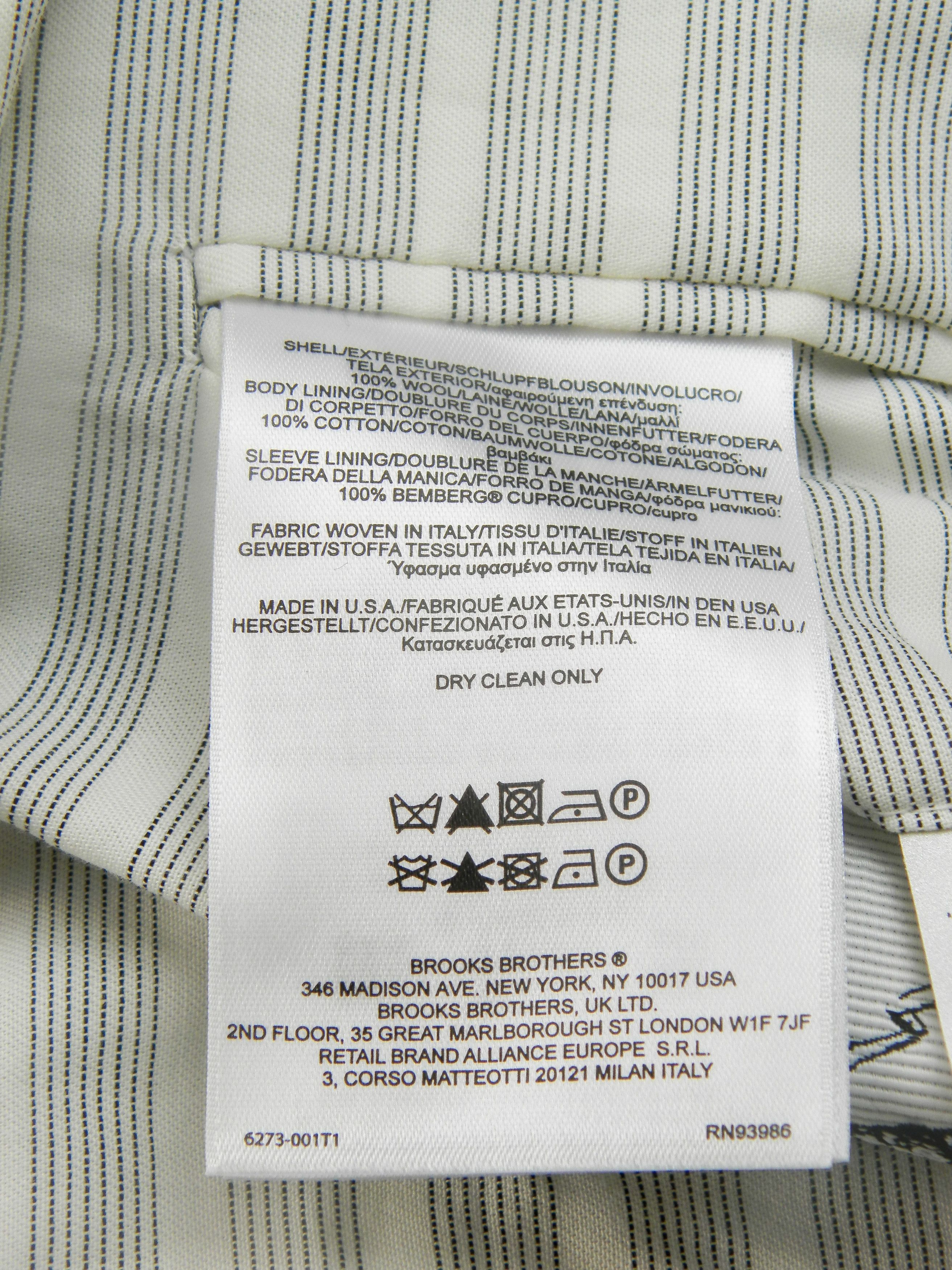 Brooks Brothers Black Fleece Thom Browne with Brooks Brothers single breasted jacket Size 38R - 10 Thumbnail
