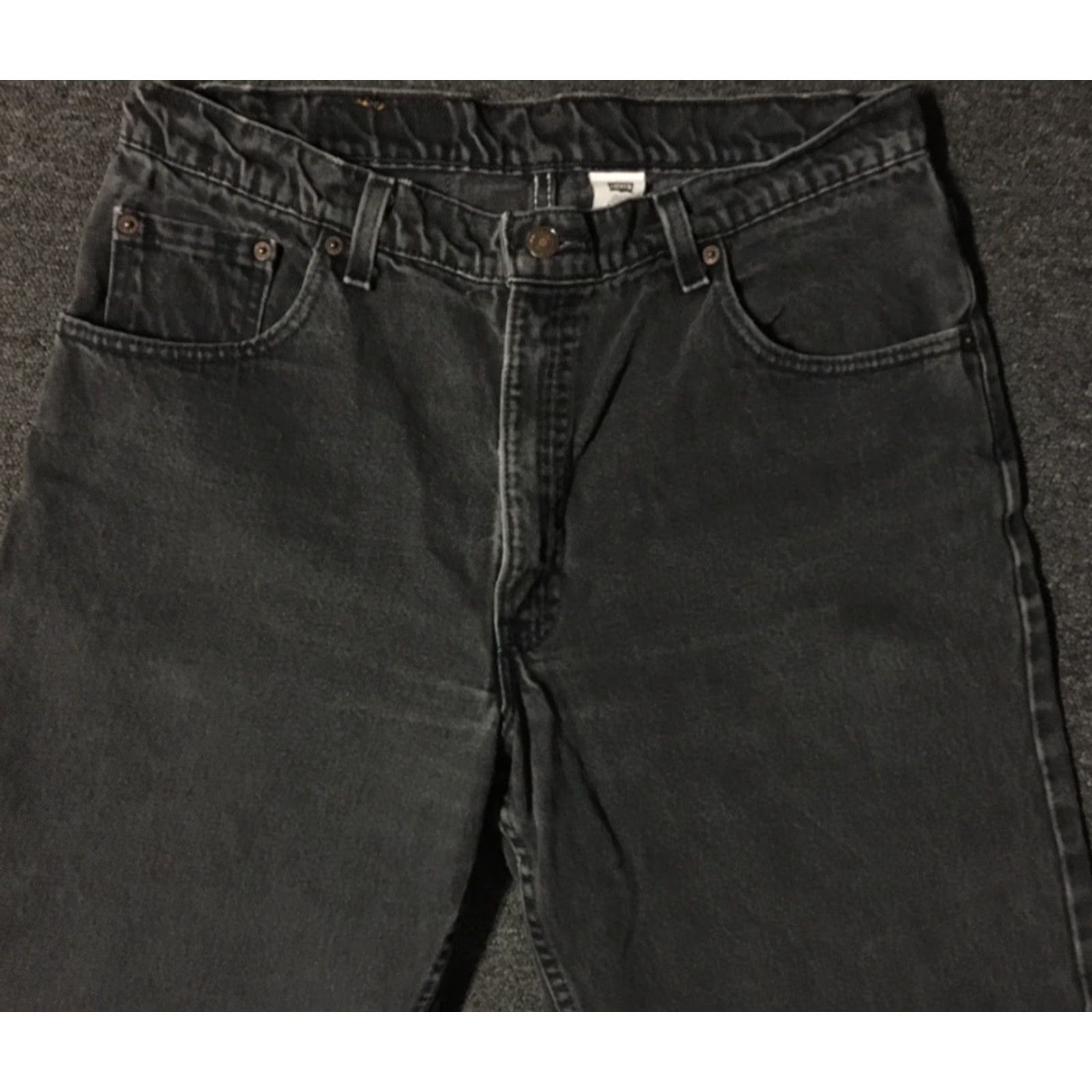 Levi's VINTAGE Levi's 560 Jeans Mens 35 USA 80s 90s Faded Distress Grunge Biker Punk Skate Cowboy Size US 36 / EU 52 - 7 Thumbnail