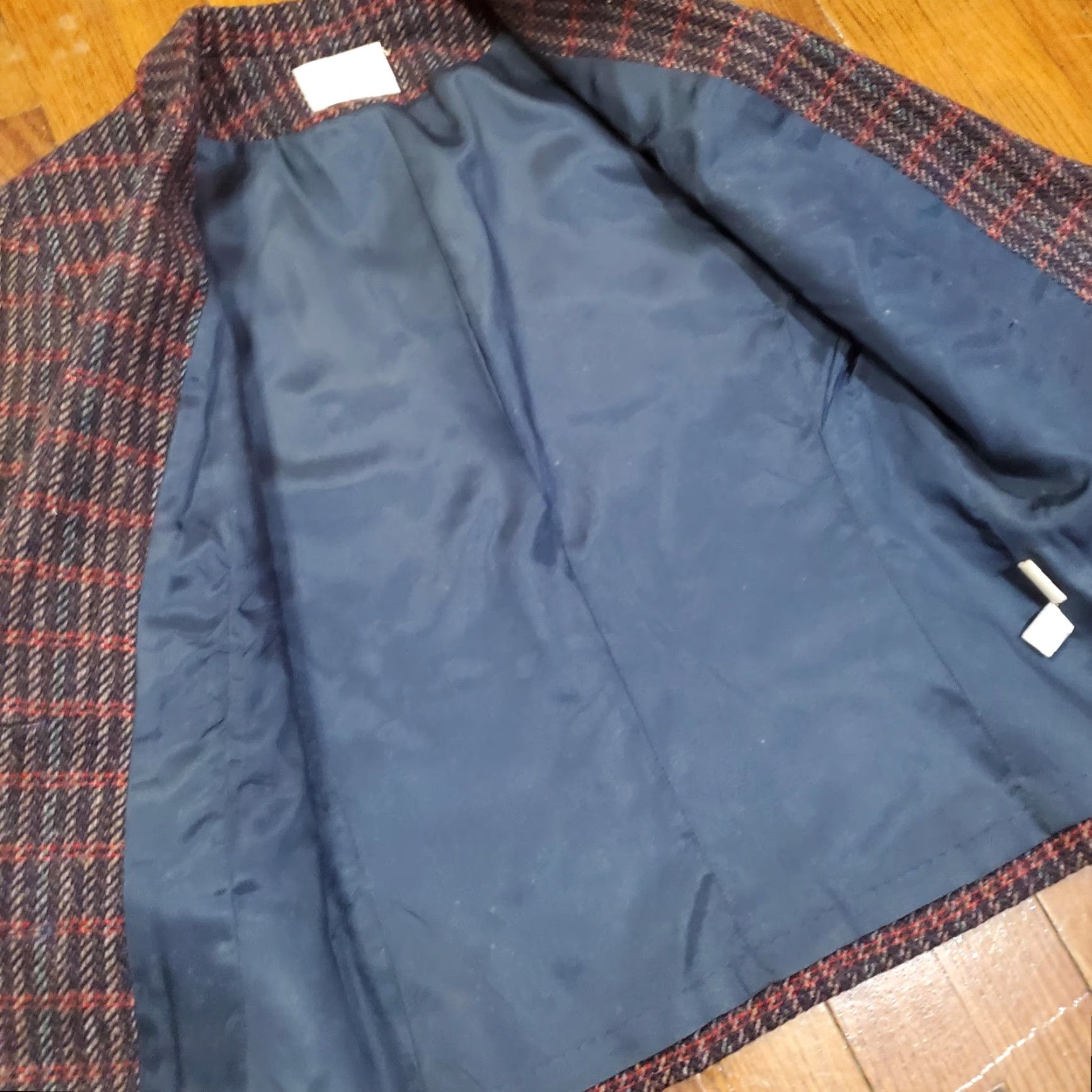 Pendleton Vintage Pendleton Blazer Womens 10 Blue Red Plaid Wool Jacket Made USA 80s 90s Size L / US 10 / IT 46 - 6 Thumbnail