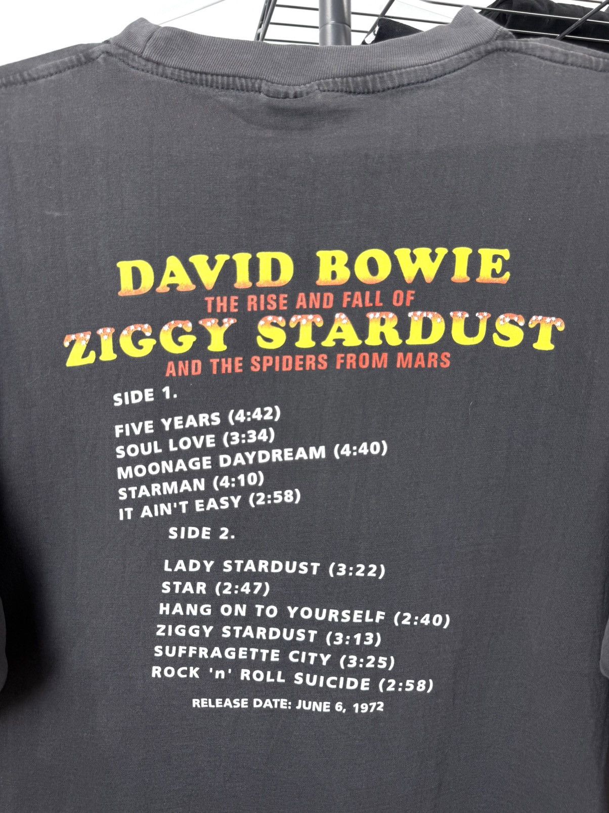 Band Tees Vintage 1998 David Bowie Ziggy Stardust Tour T Shirt Size US XL / EU 56 / 4 - 9 Thumbnail