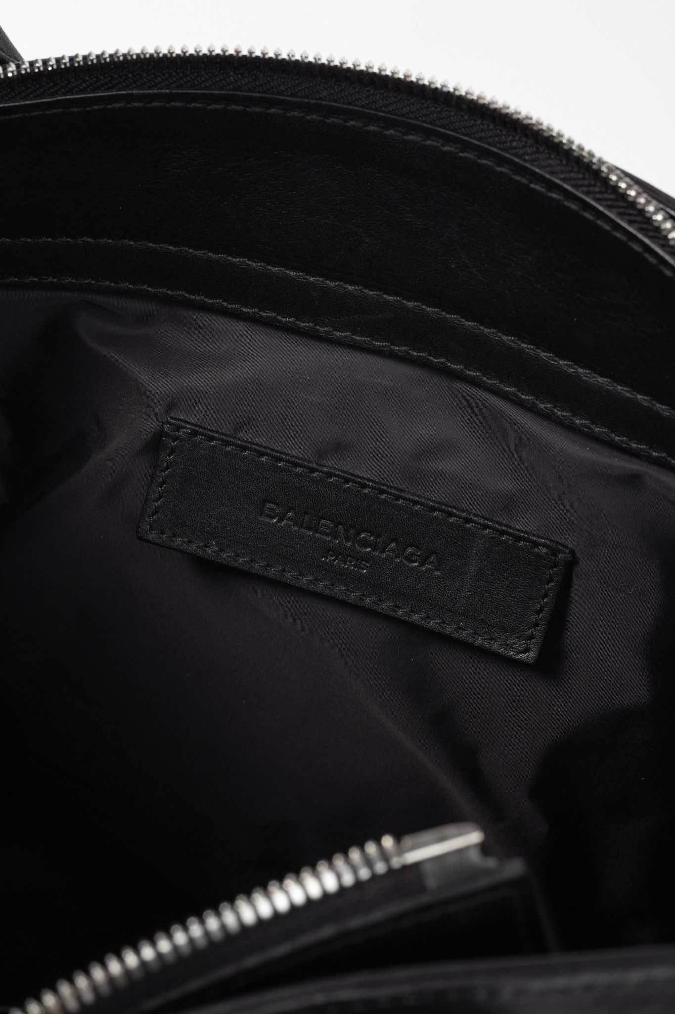 Balenciaga Balenciaga Cabas S Black Wadded Nylon & Calfskin Tote Bag Size ONE SIZE - 11 Thumbnail