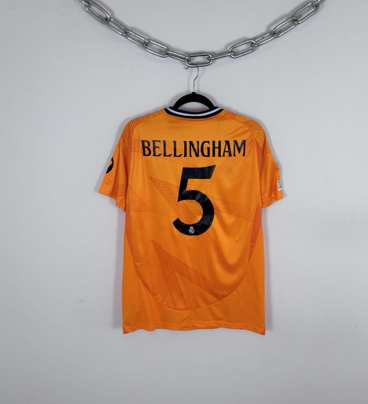 Adidas Real Madrid 2024/25 Bellingham #5 Away Soccer Jersey