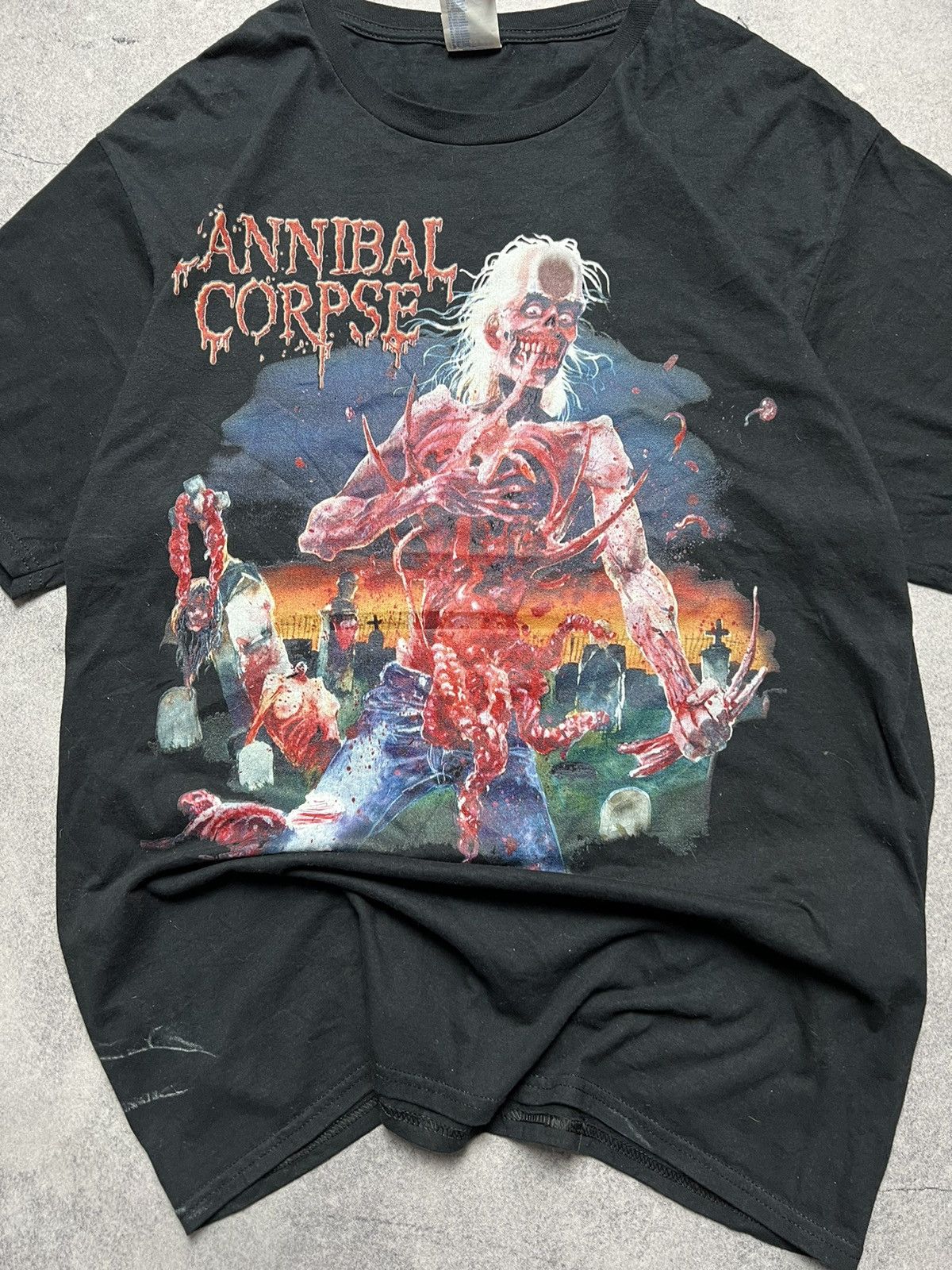 Band Tees Vintage Cannibal Corpse Skulls Japanese Blood Y2K Tee Size US L / EU 52-54 / 3 - 5 Thumbnail