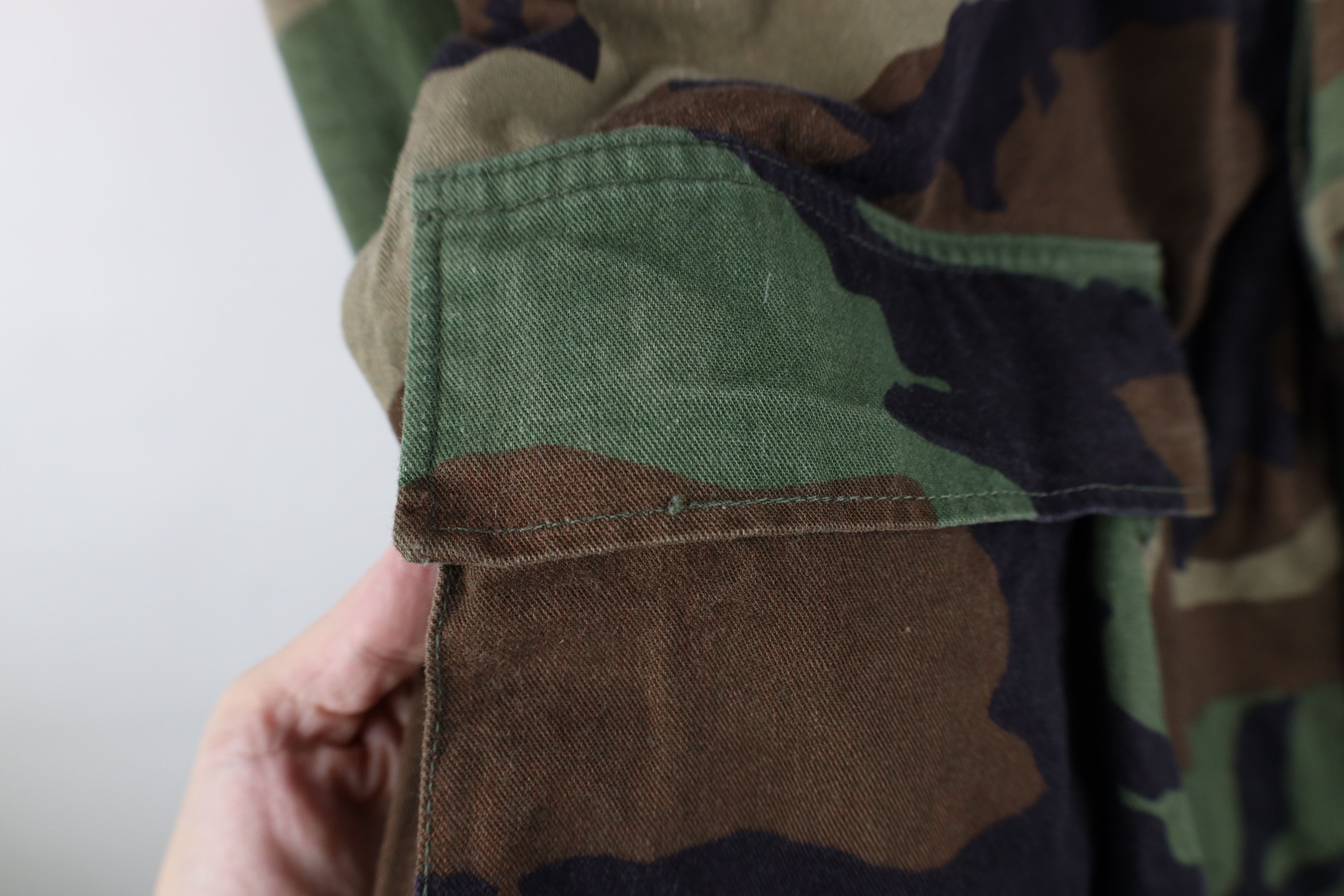 Vintage Vintage 80s USMC Woodland Camouflage Combat Coat Jacket USA Size US S / EU 44-46 / 1 - 6 Thumbnail