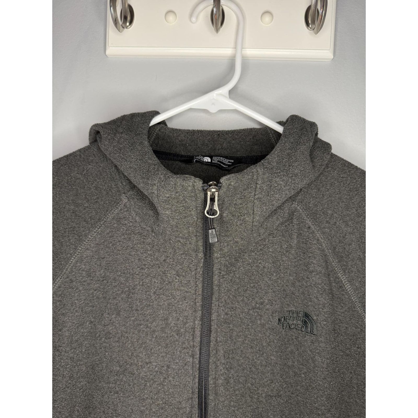 The North Face The North Face Hoodie Jacket Full Zip Gray Women's Size L Size L / US 10 / IT 46 - 6 Thumbnail