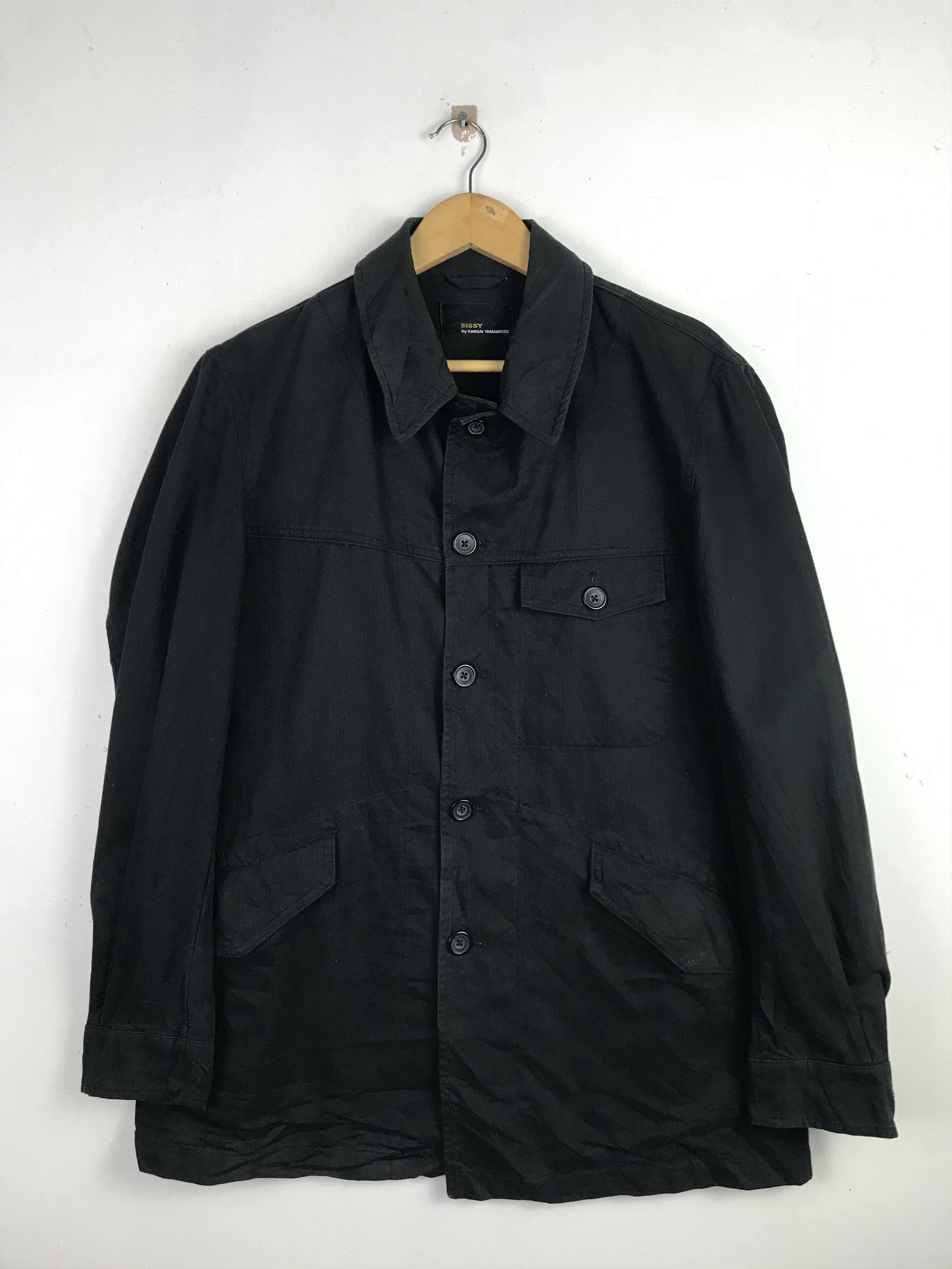 Japanese Brand Vintage Rare Design Kansai Yamamoto Buttons Ups Jacket Size US L / EU 52-54 / 3 - 1 Thumbnail