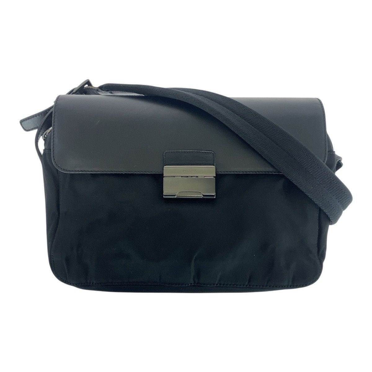 Prada Prada Tessuto Nylon Leather Shoulder Bag Textile Shoulder Bag DUTY FREE for USA
