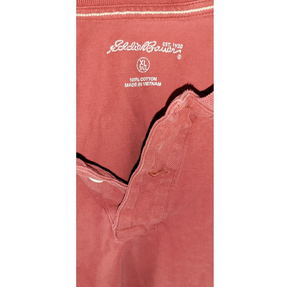 Eddie Bauer Eddie Bauer Red Casual Short Sleeve Polo Shirt Size XL Size US XL / EU 56 / 4 - 3 Thumbnail