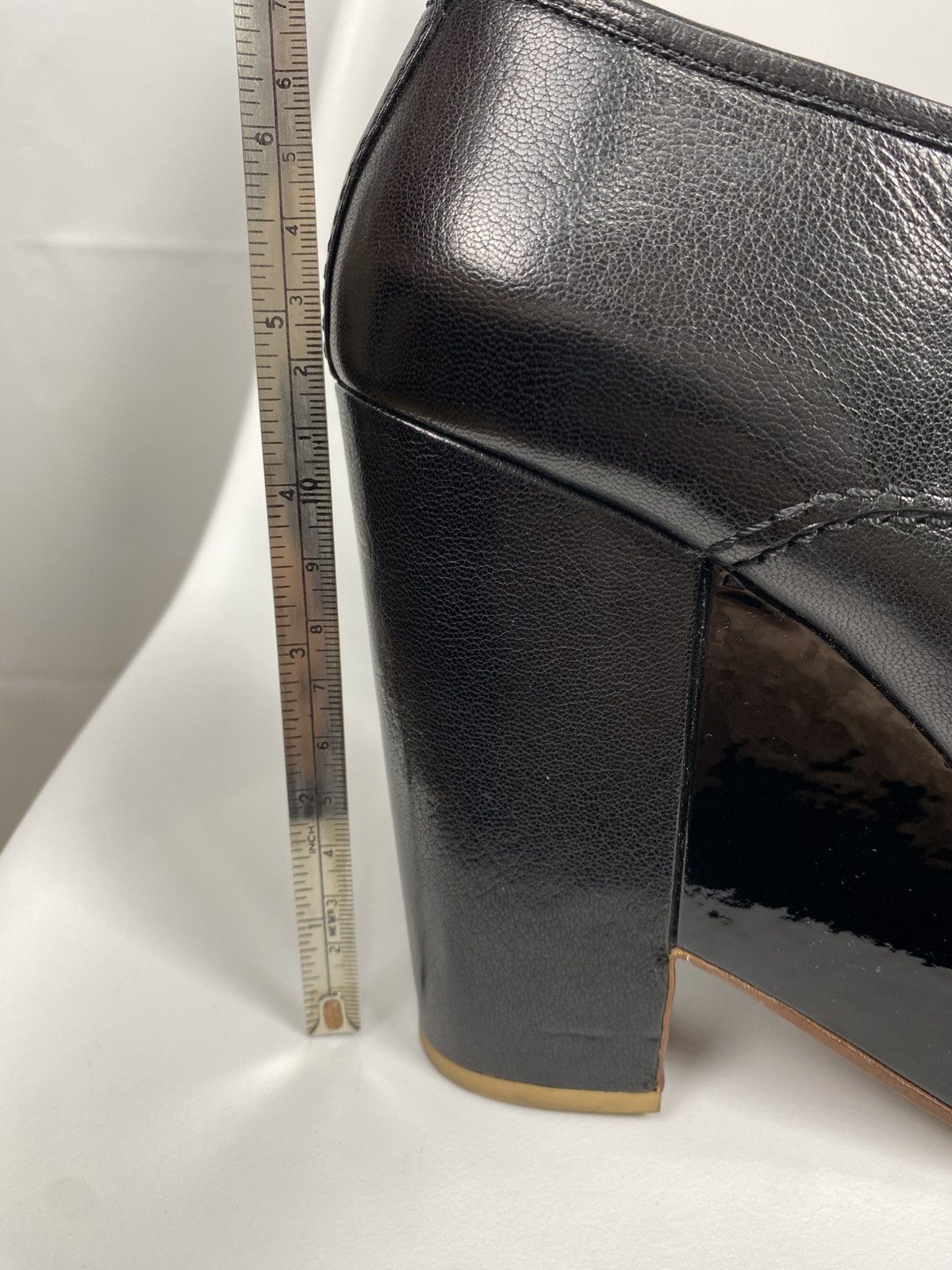 Moreschi Moreschi Leather Heel Boots Platform Fur Trim size 37 Size US 7 / IT 37 - 11 Thumbnail