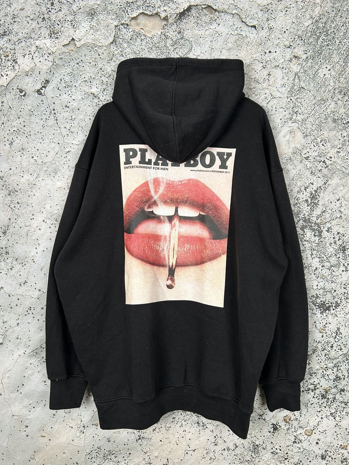 Playboy Streetwear Vintage Playboy x Missguided Hoodie Oversized Baggy Boxy Hoodie Grailed