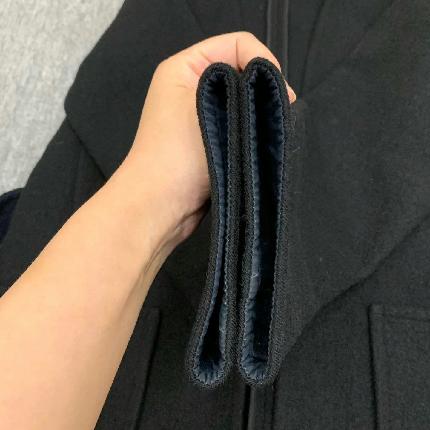 Celine Celine black wool long coat Size US S / EU 44-46 / 1 - 5 Thumbnail