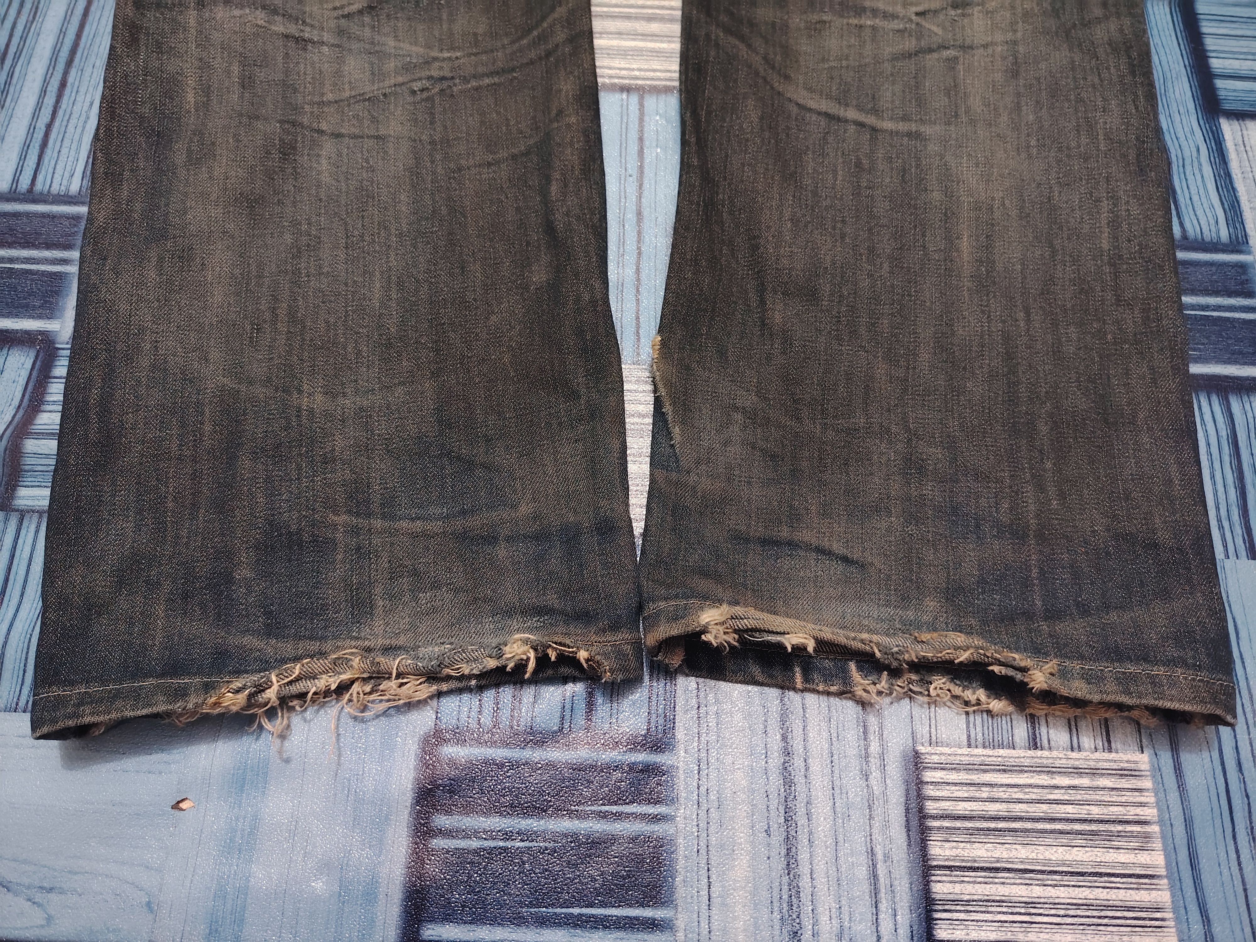 Who Decides War Japanese Trans Continents Distressed Jeans Size US 32 / EU 48 - 20 Thumbnail