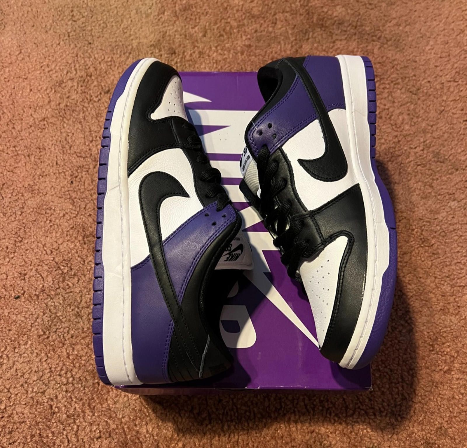 Nike 2021 Nike Dunk SB Low Court Purple BQ6817-500 US10.5 Size US 10.5 / EU 43-44 - 1 Thumbnail