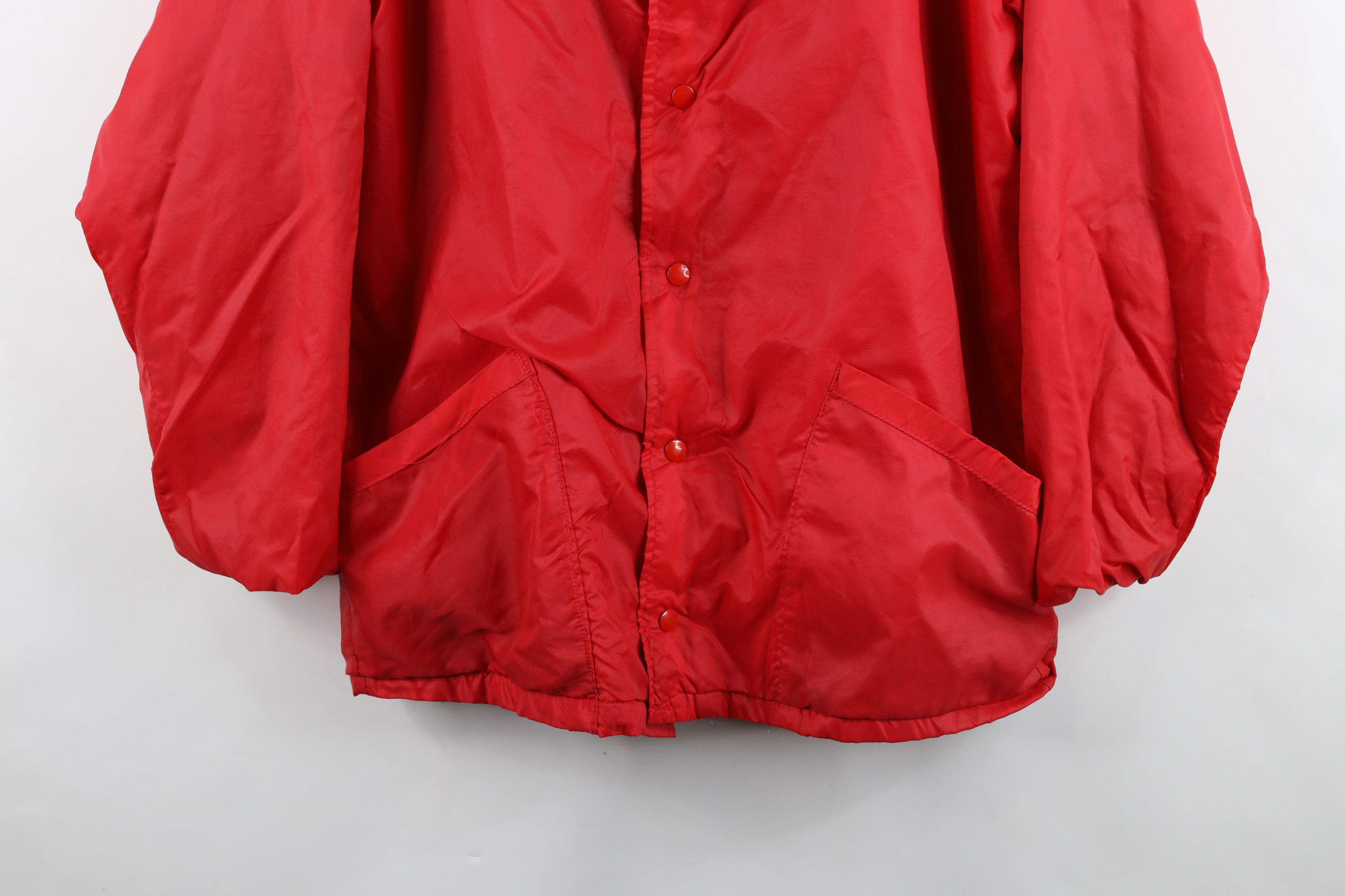 Vintage Vintage 60s 70 Streetwear Lined Coach Coaches Jacket Red USA Size US L / EU 52-54 / 3 - 3 Thumbnail