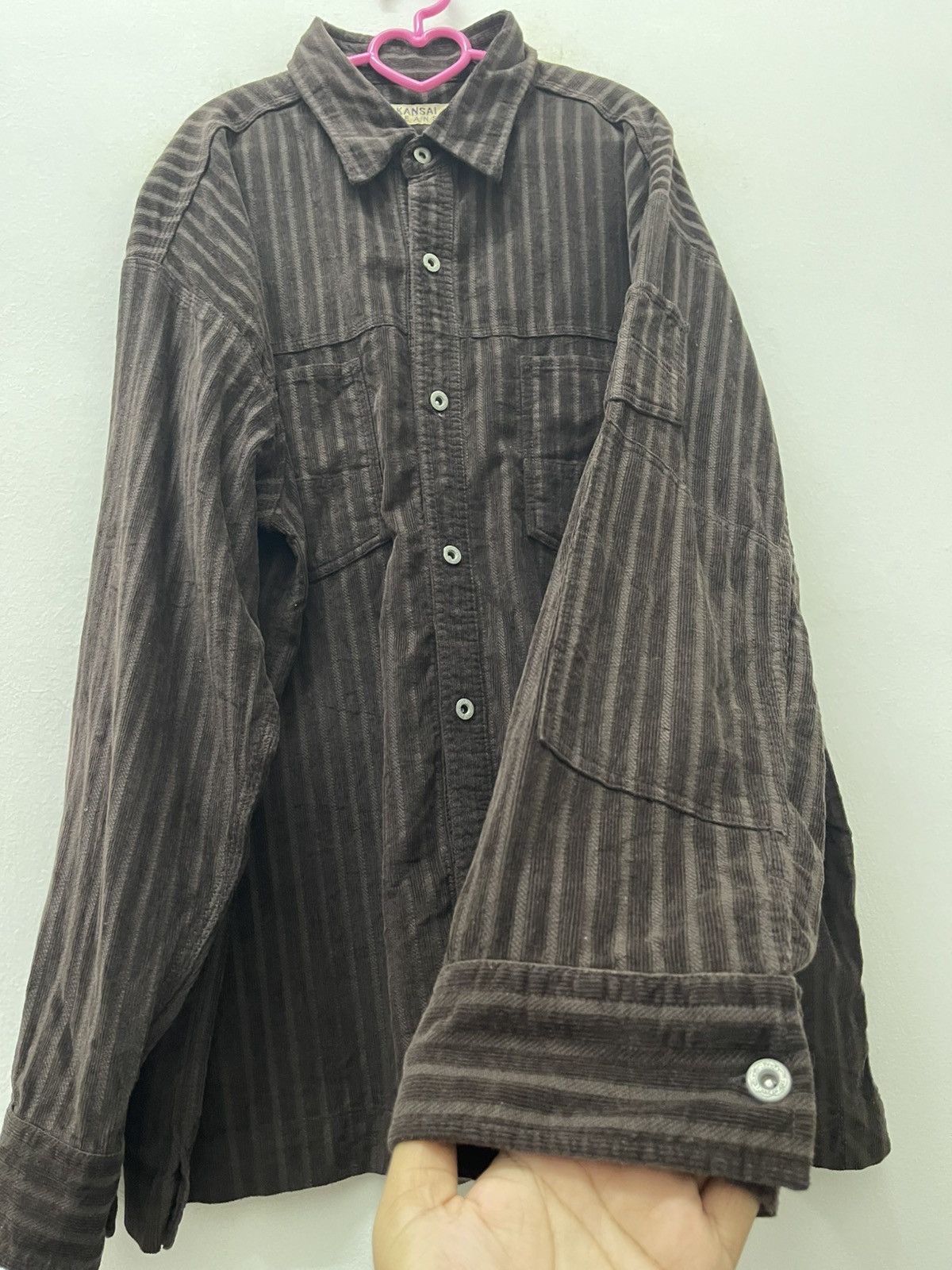 Kansai Yamamoto Rare Vintage KANSAI JEANS Double Pocket Corduroy Jacket Size US XL / EU 56 / 4 - 3 Thumbnail