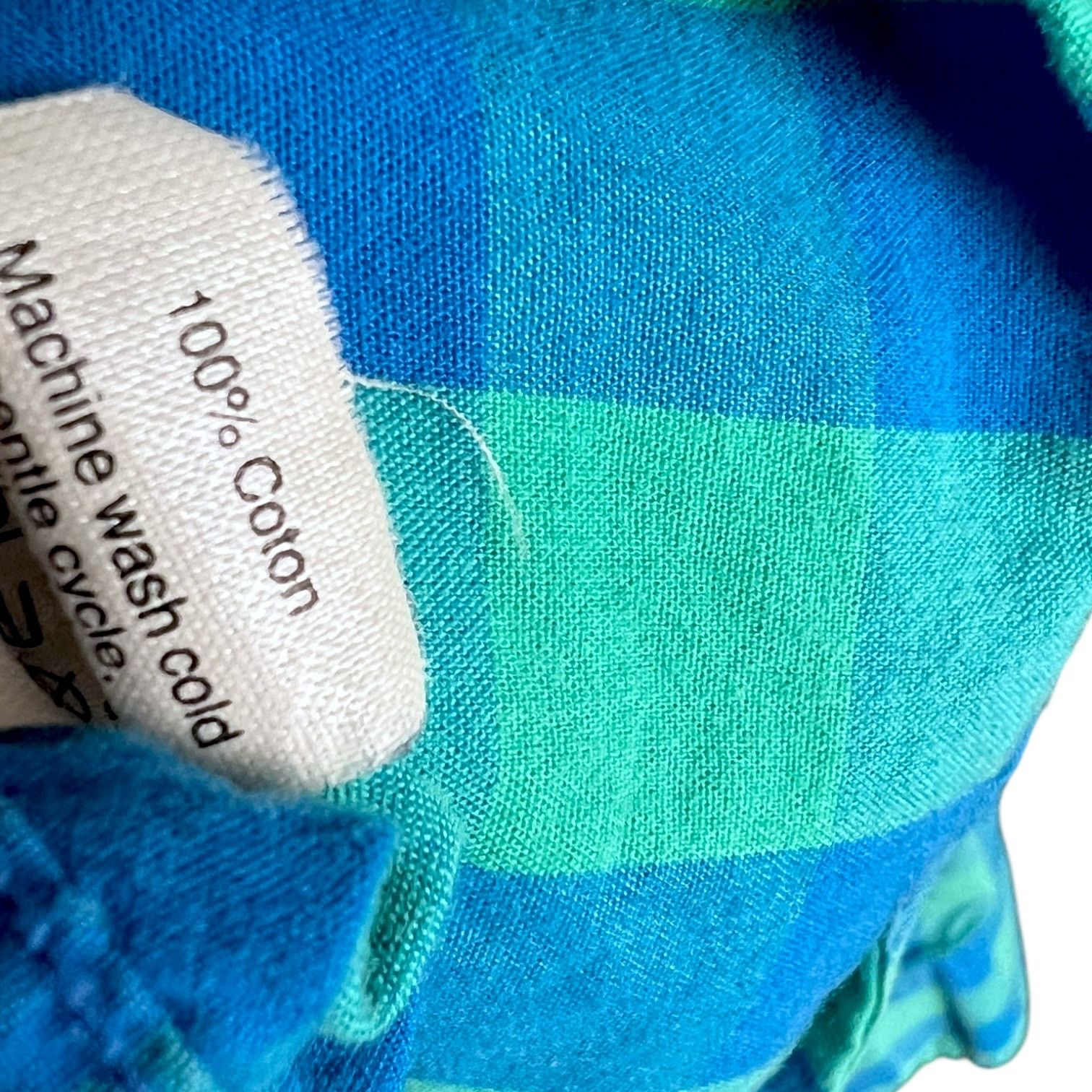J.Crew Men's J.Crew Blue/Green Gingham Button Up Slim Shirt - L Size US L / EU 52-54 / 3 - 6 Thumbnail