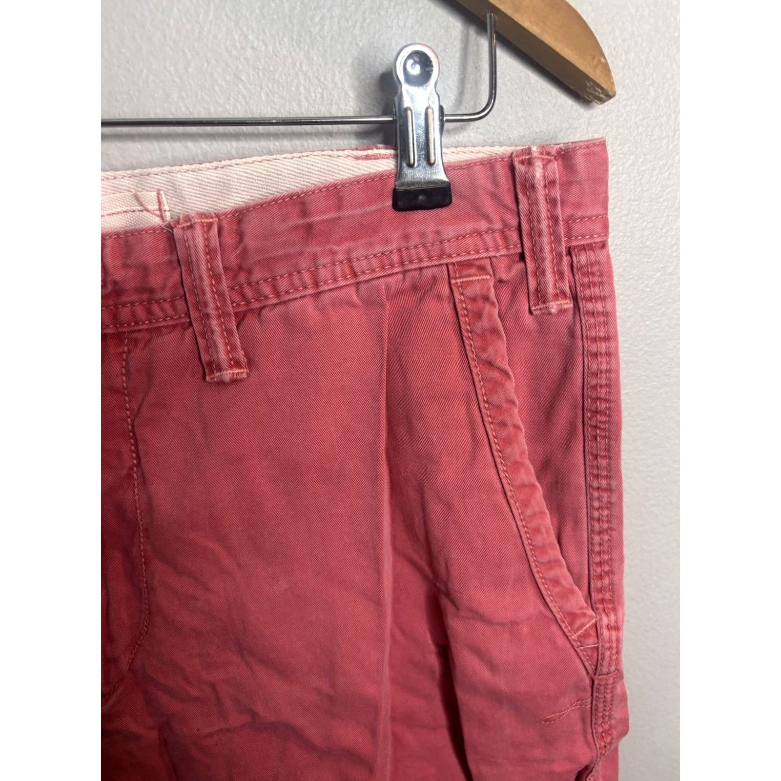 Polo Ralph Lauren Polo Ralph Lauren Shorts Mens 32 Pink Relaxed Fit Chino Cotton Drawstring Casual Size US XS / EU 42 / 0 - 3 Thumbnail