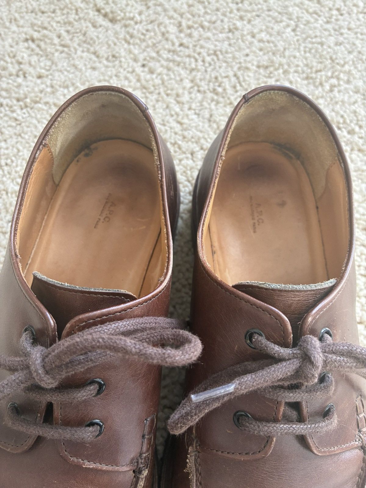 A.P.C. A.P.C Leather Shoe Used Size US 10 / EU 43 - 5 Thumbnail