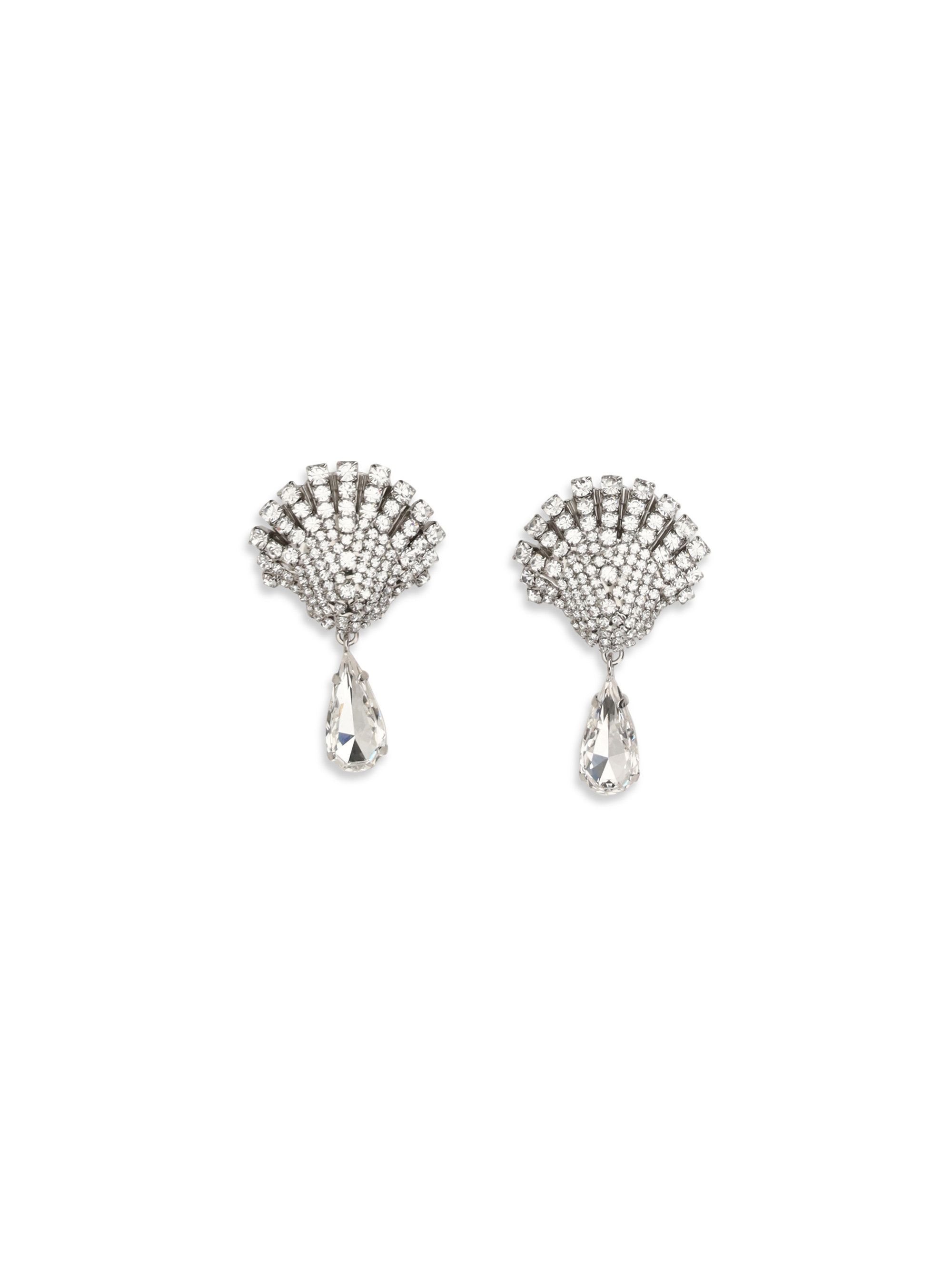 Alessandra Rich Crystal drop Earrings Size ONE SIZE - 1 Thumbnail