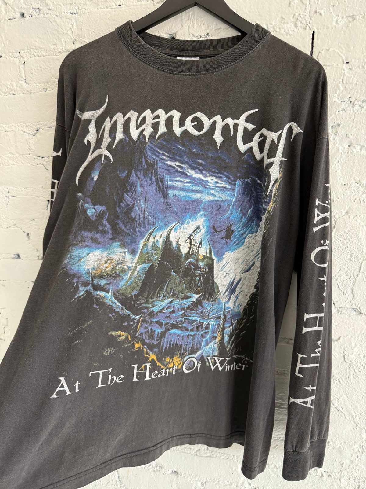 Vintage 1990s IMMORTAL ‘AT THE HEART OF WINTER’ L/S TEE Size US XL / EU 56 / 4 - 2 Thumbnail