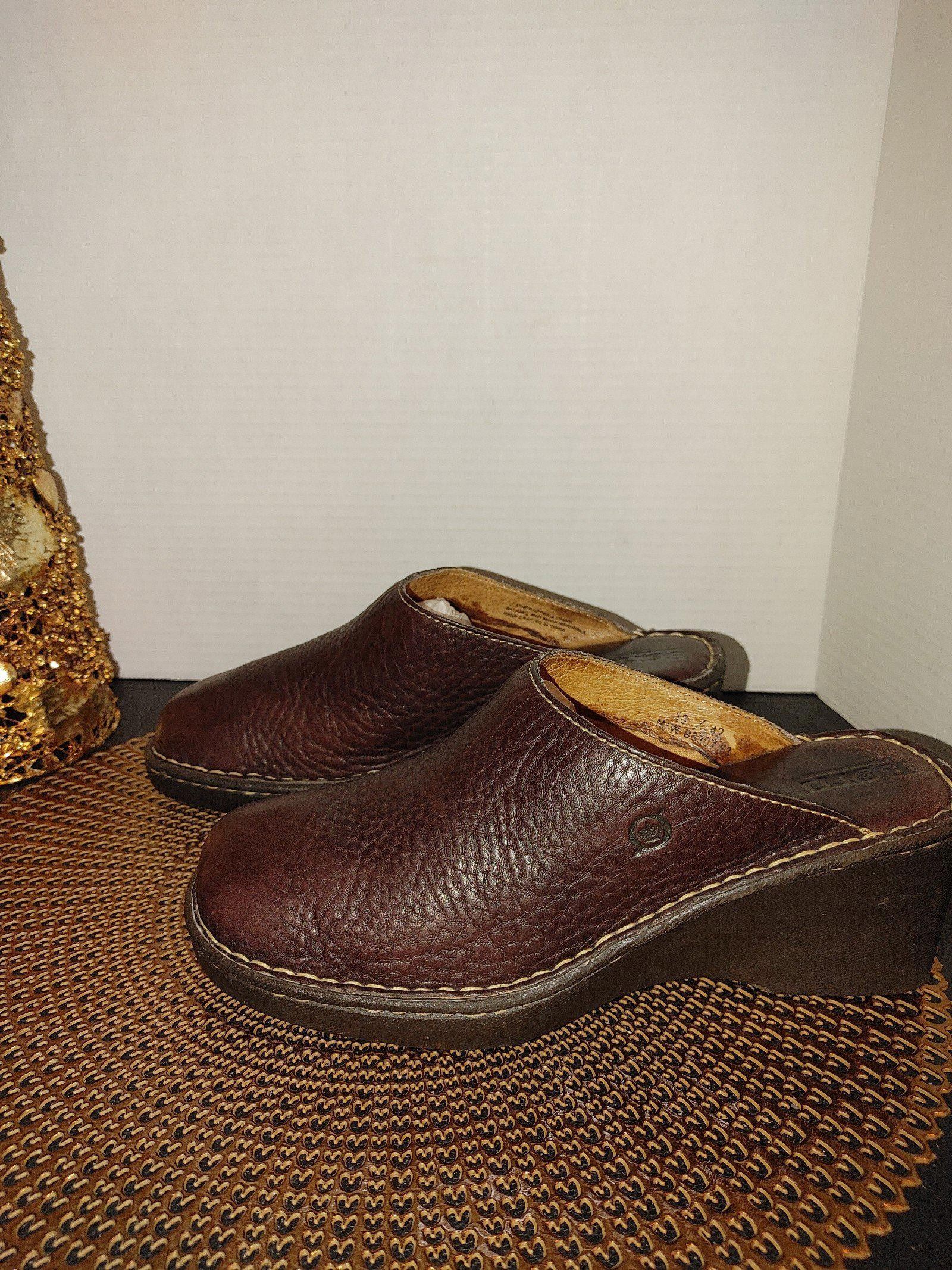 Born Born Leather Mules size 10 Size US 10 / IT 40 - 1 Thumbnail