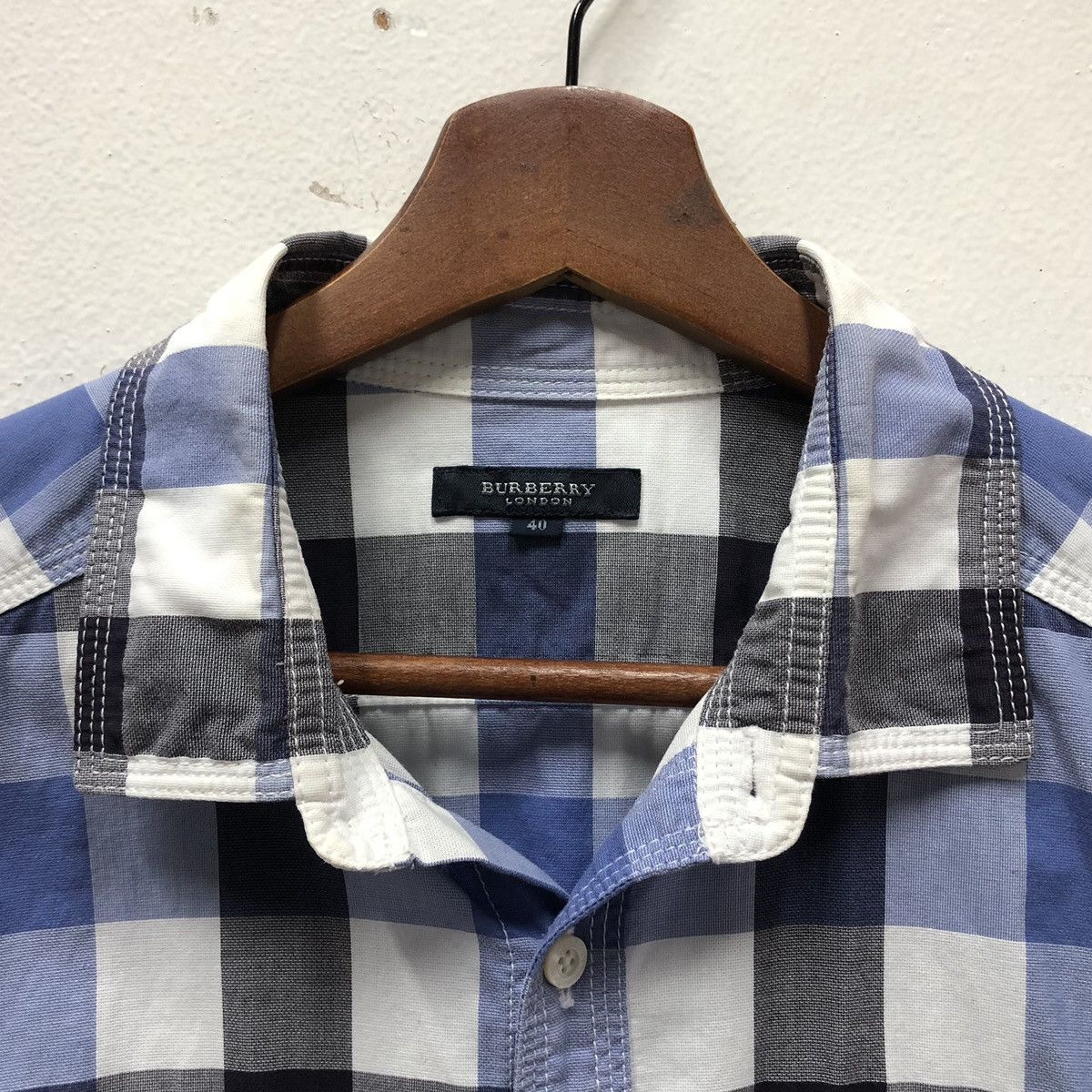 Burberry Authentic Burberry London Checkered Long Sleeve Shirt Size US M / EU 48-50 / 2 - 13 Thumbnail