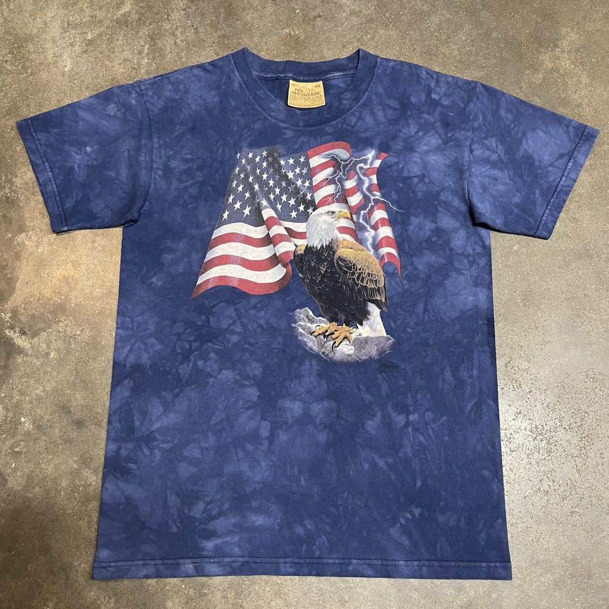 The Mountain Vintage The Mountain Eagle USA Tie Dye Graphic Tee Size US XL / EU 56 / 4 - 1 Thumbnail