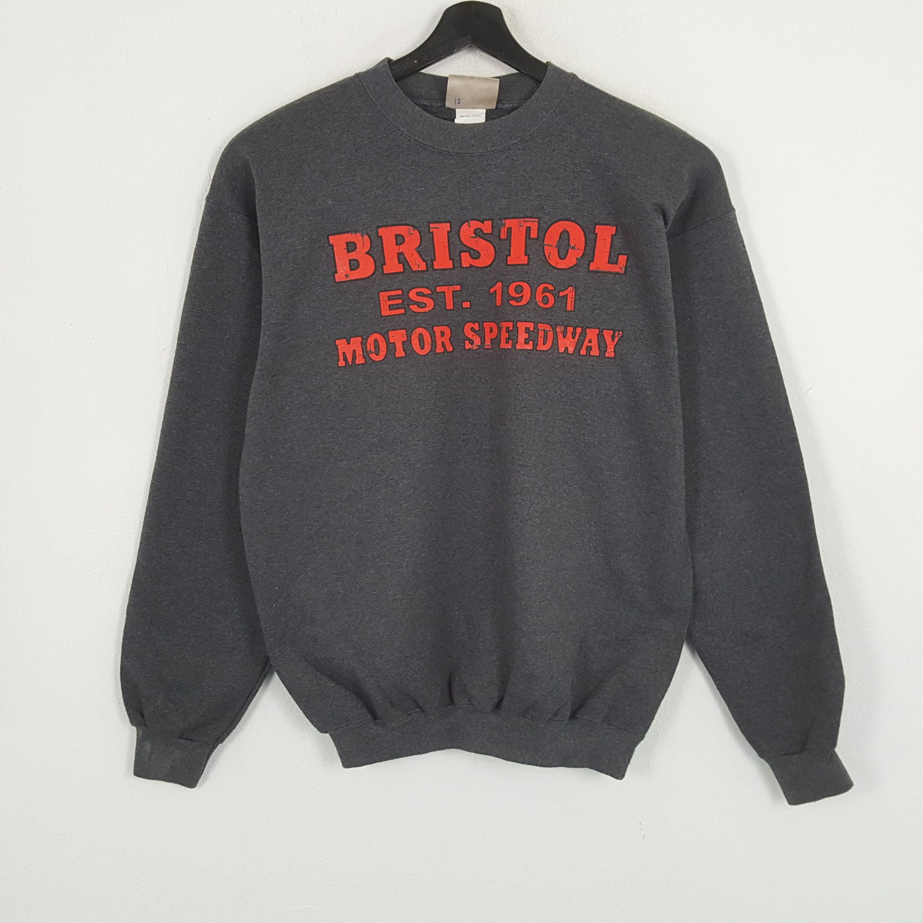 Hanes × Vintage BRISTOL MOTOR SPEEDWAY Vintage Sweatshirt Size US M / EU 48-50 / 2 - 1 Thumbnail