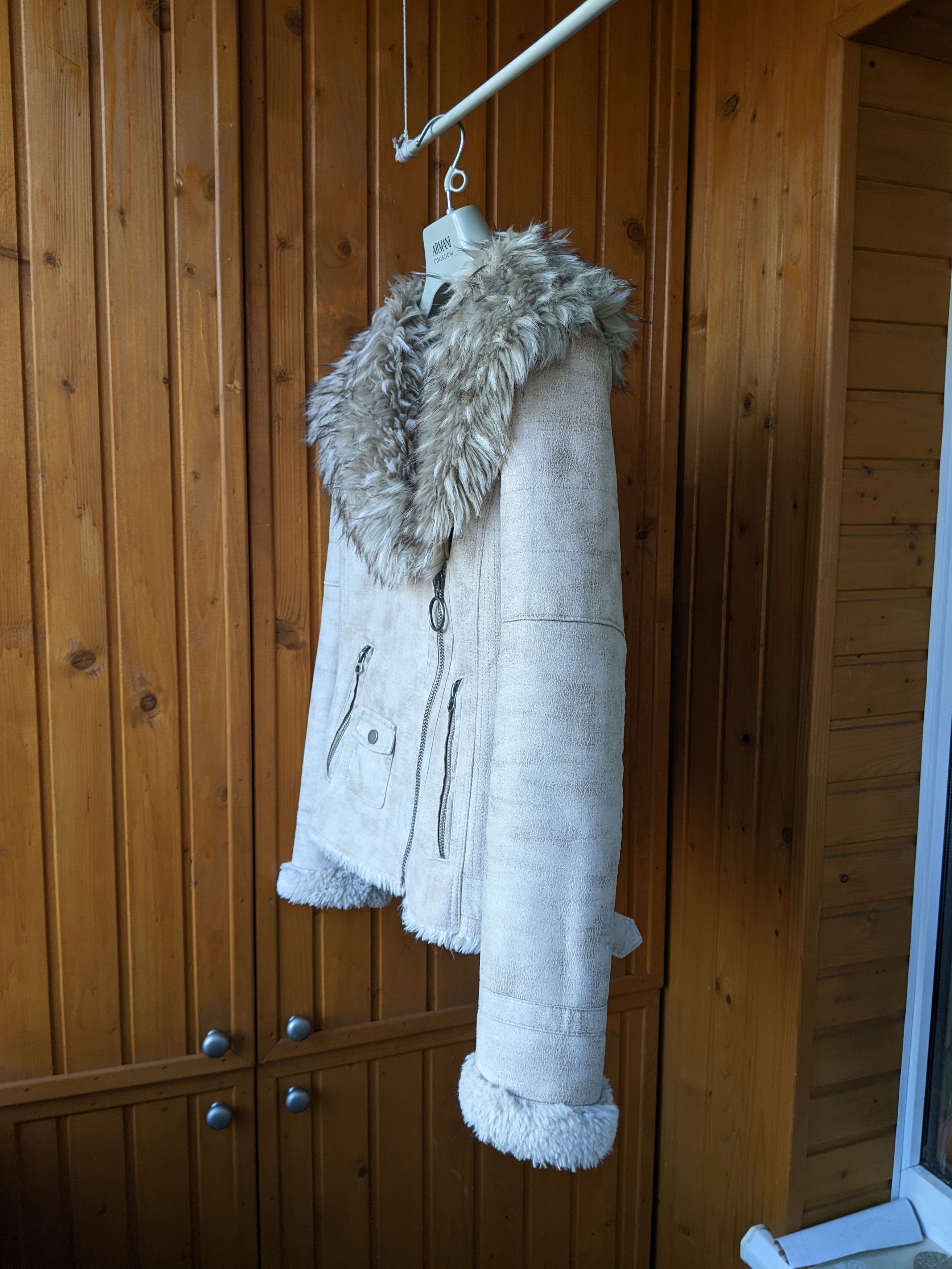 Guess Guess Sherpa Faux Fur Chinchilla Zip Jacket Vintage Dior YSL Size XS / US 0-2 / IT 36-38 - 3 Thumbnail