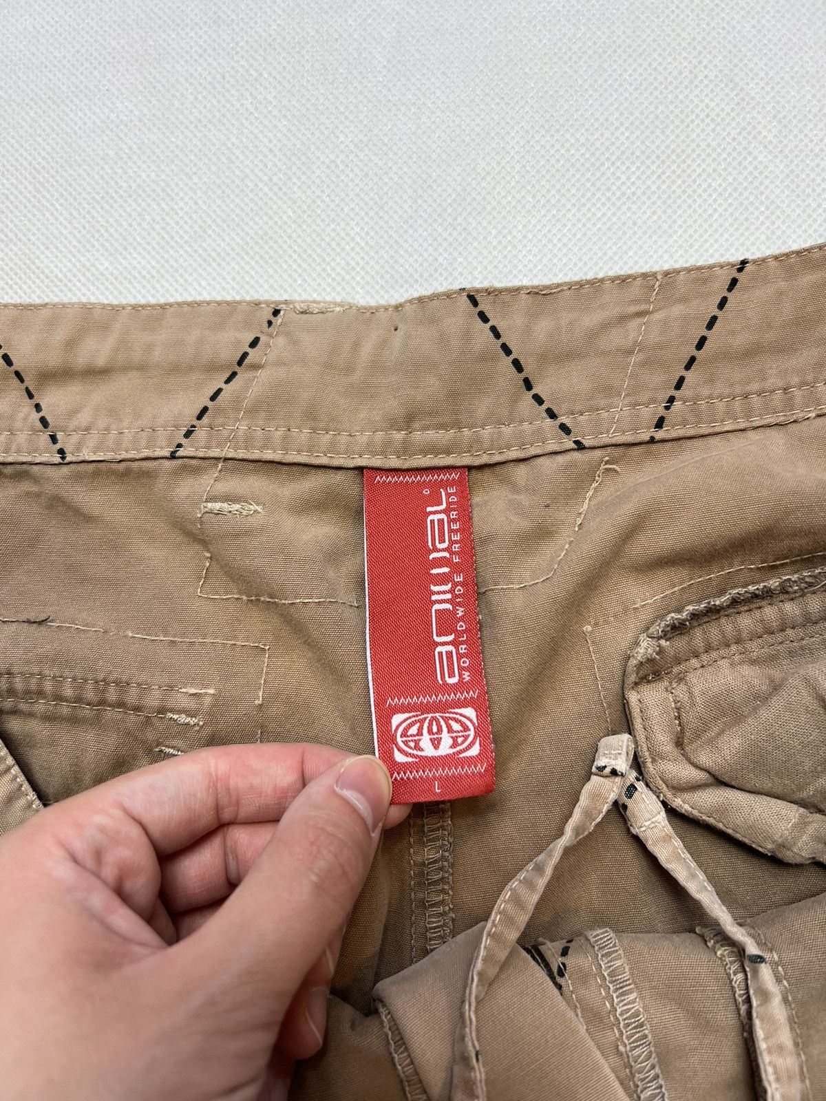 Vintage Cargo Shorts Animal drip Y2k Size US 34 / EU 50 - 5 Thumbnail