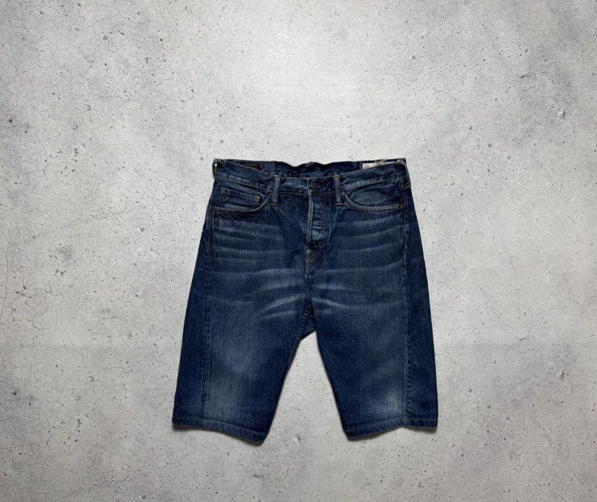 Evisu Evisu Denim Shorts Jeans Big Logo Size S Casual Size US 30 / EU 46 - 2 Thumbnail