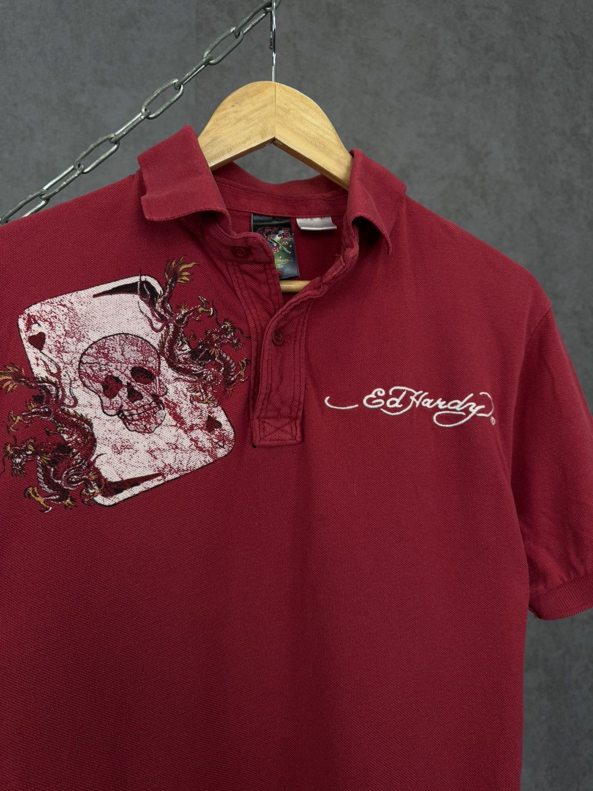 Ed Hardy Ed Hardy Christian Audigier designer polo tee Size US S / EU 44-46 / 1 - 5 Thumbnail
